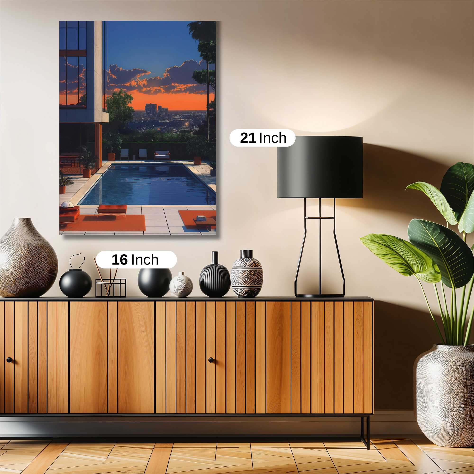 Sunset Serenity Safe Wall Magnetic / M