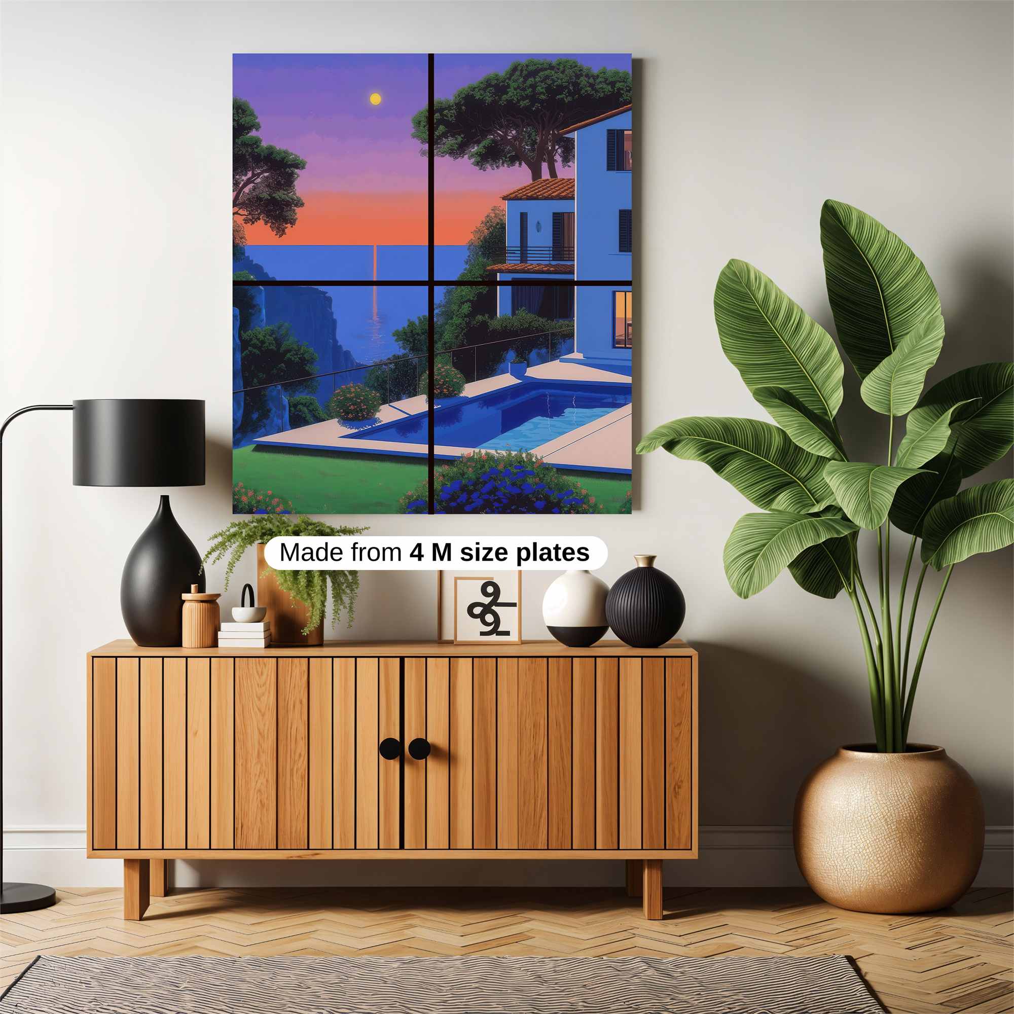 Moonlit Tranquility Safe Wall Magnetic / M