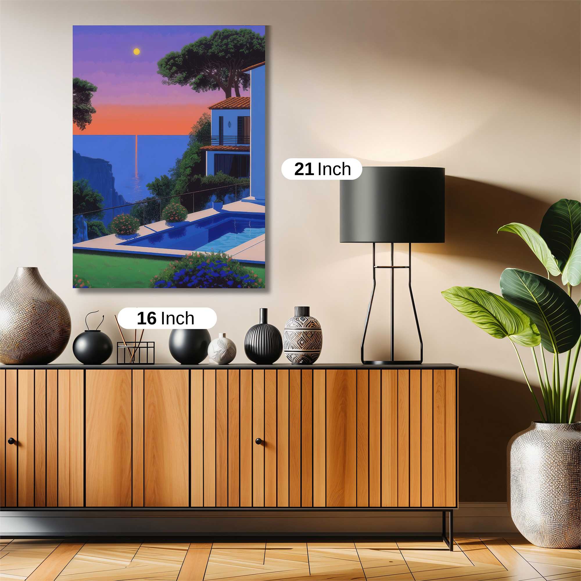 Moonlit Tranquility Safe Wall Magnetic / M