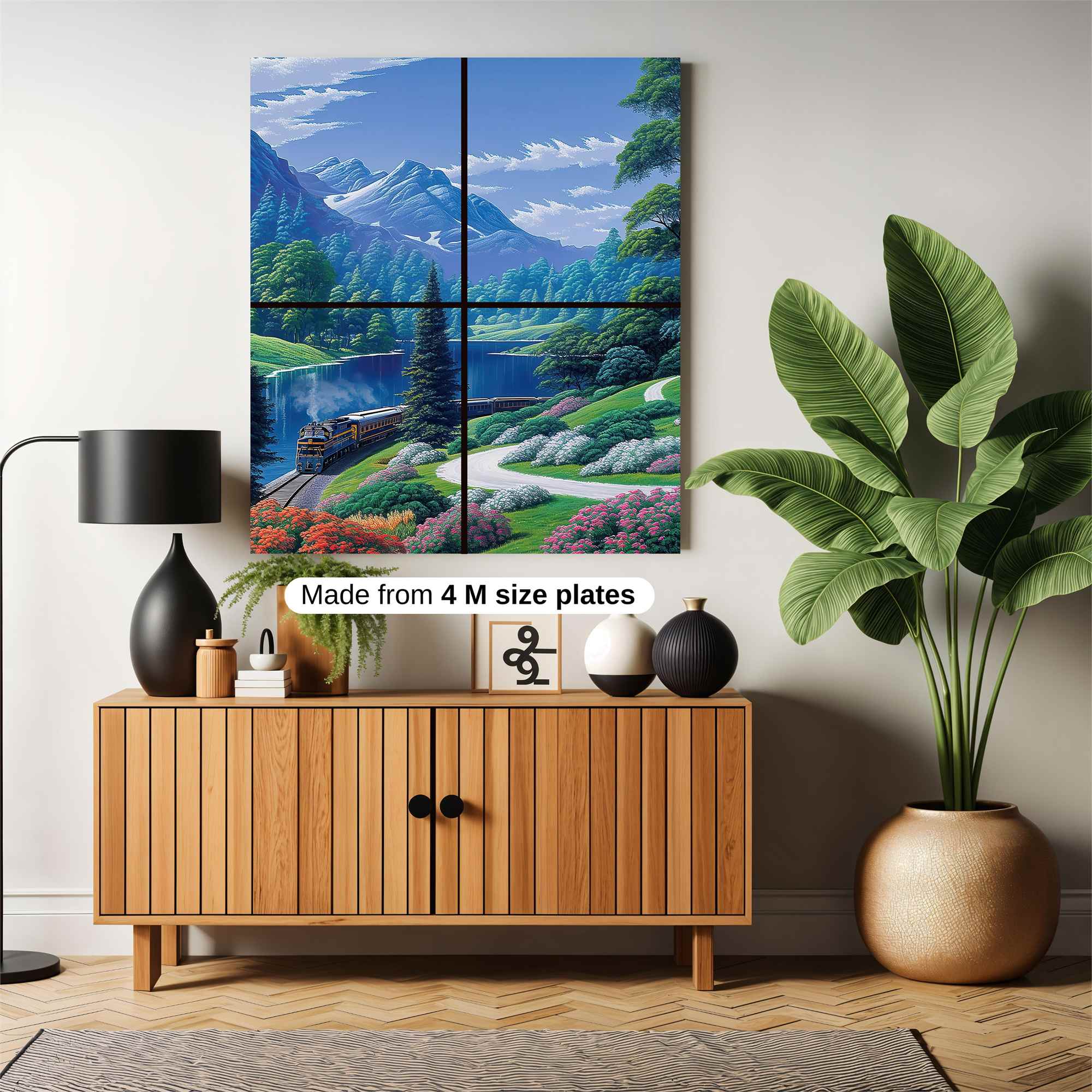 Mountain Serenity Safe Wall Magnetic / M