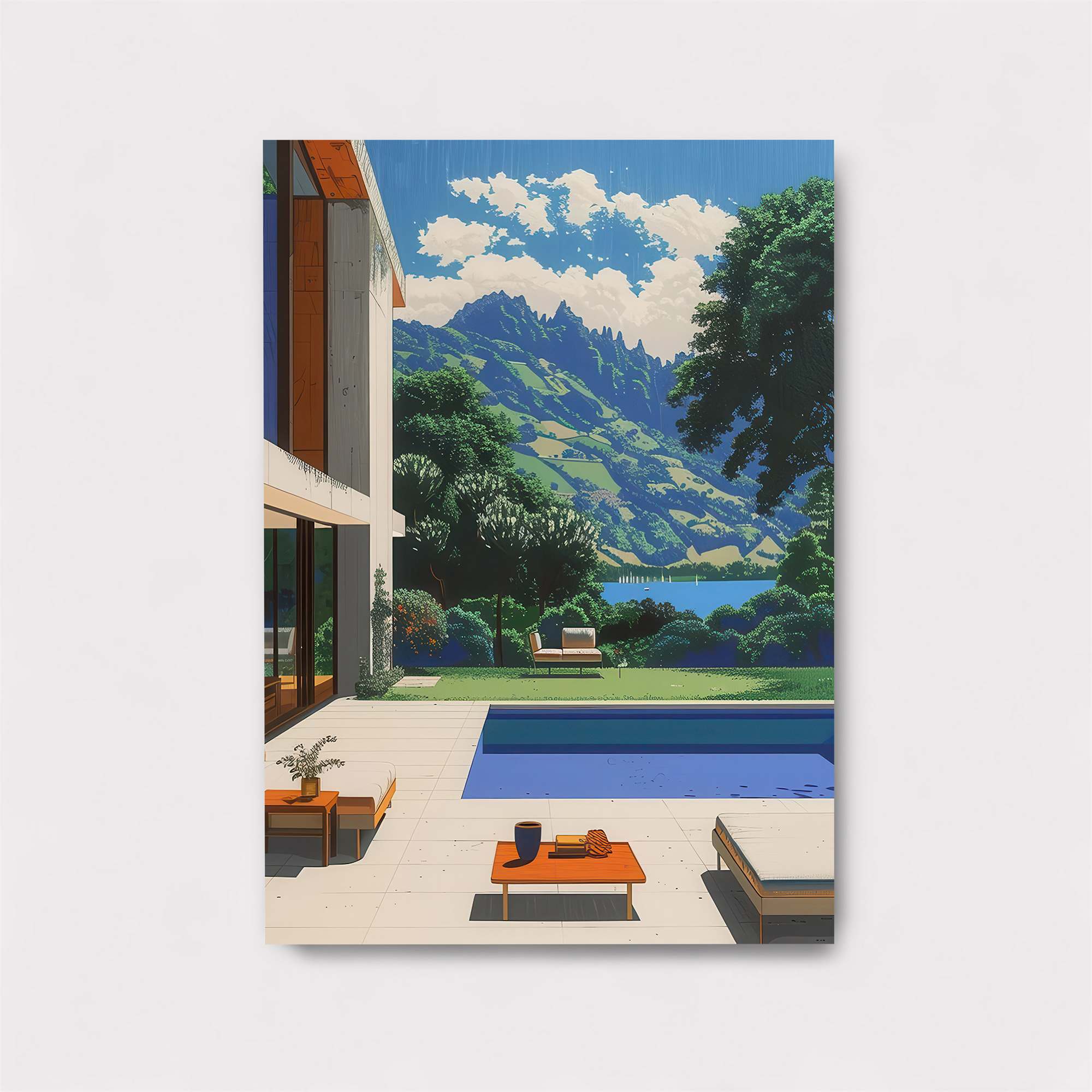 Mountain Serenity Safe Wall Magnetic / M