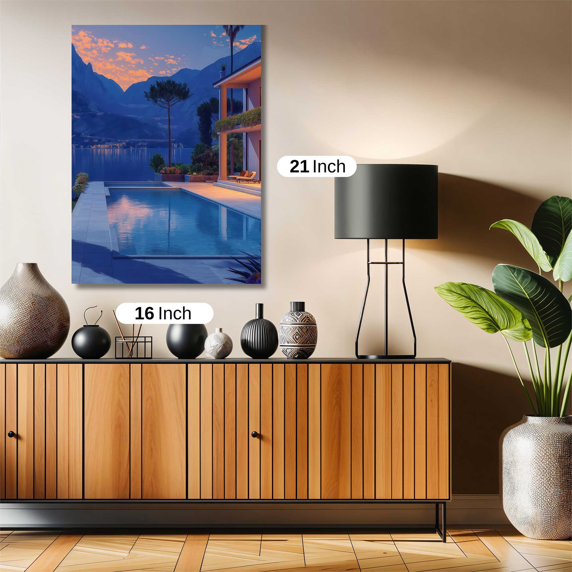 Lakeside Serenity Safe Wall Magnetic / M