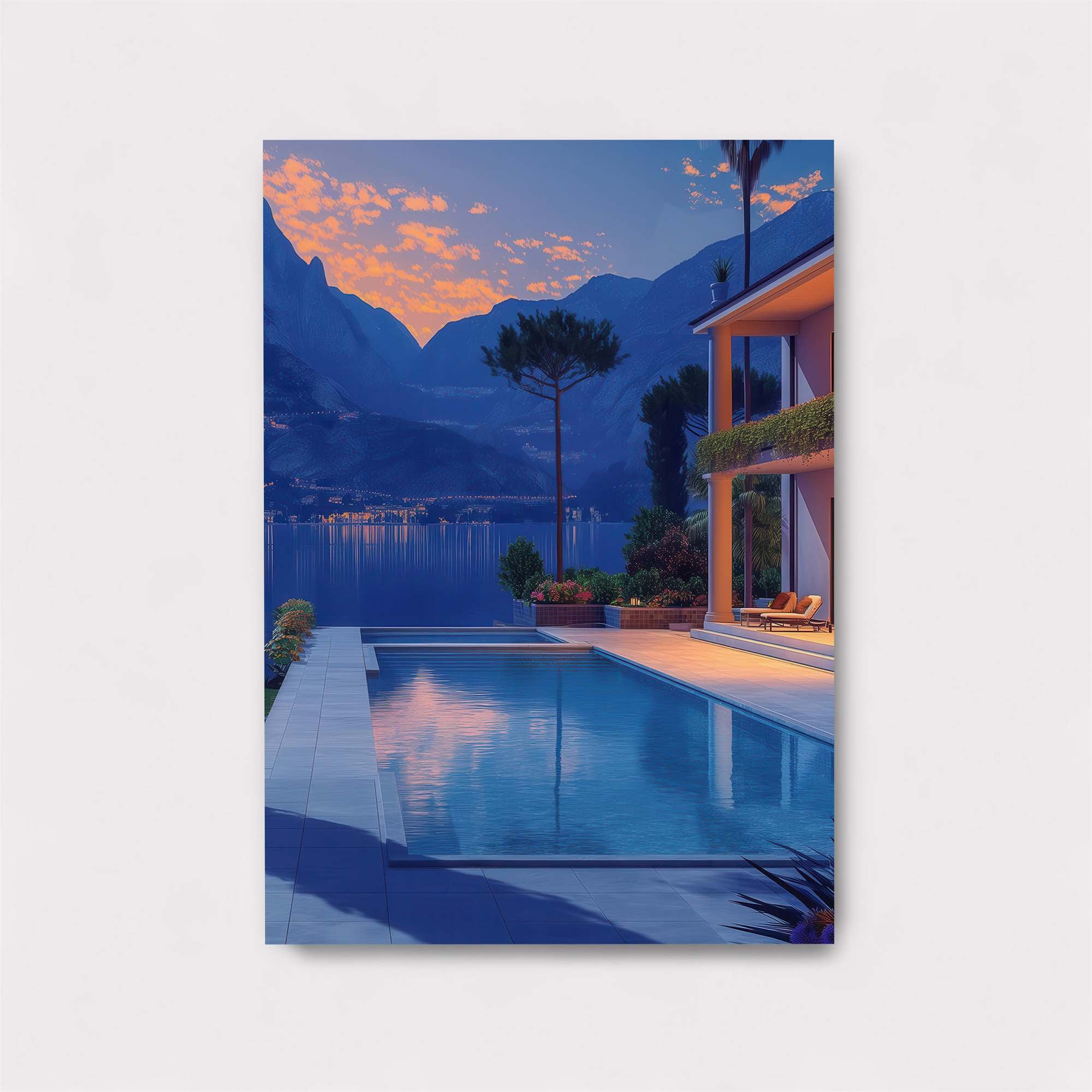 Lakeside Serenity Safe Wall Magnetic / M