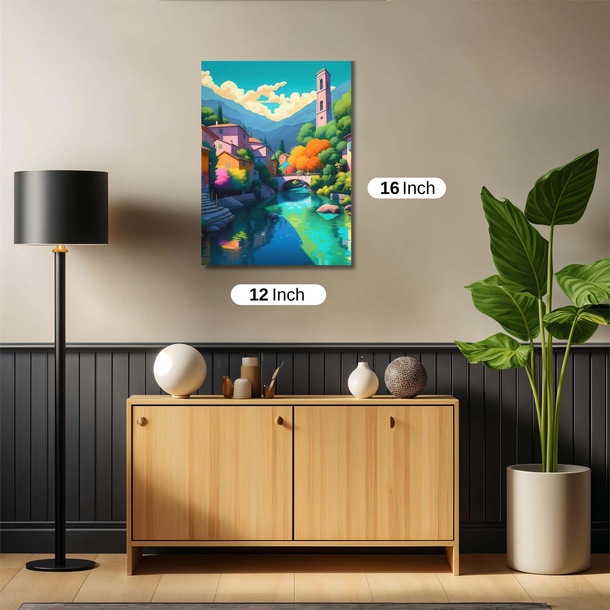 Vibrant Village Safe Wall Magnetic / M