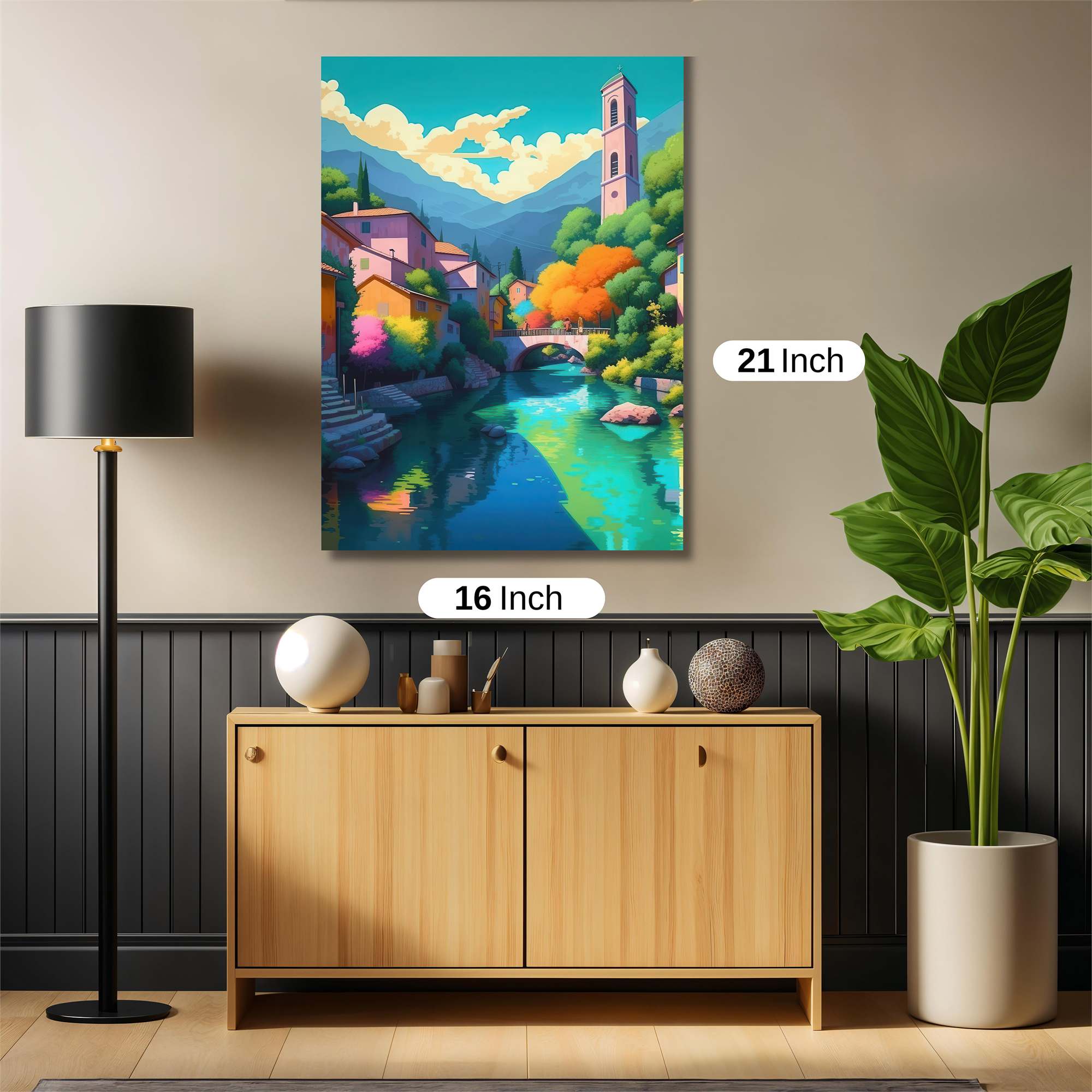 Vibrant Village Safe Wall Magnetic / M