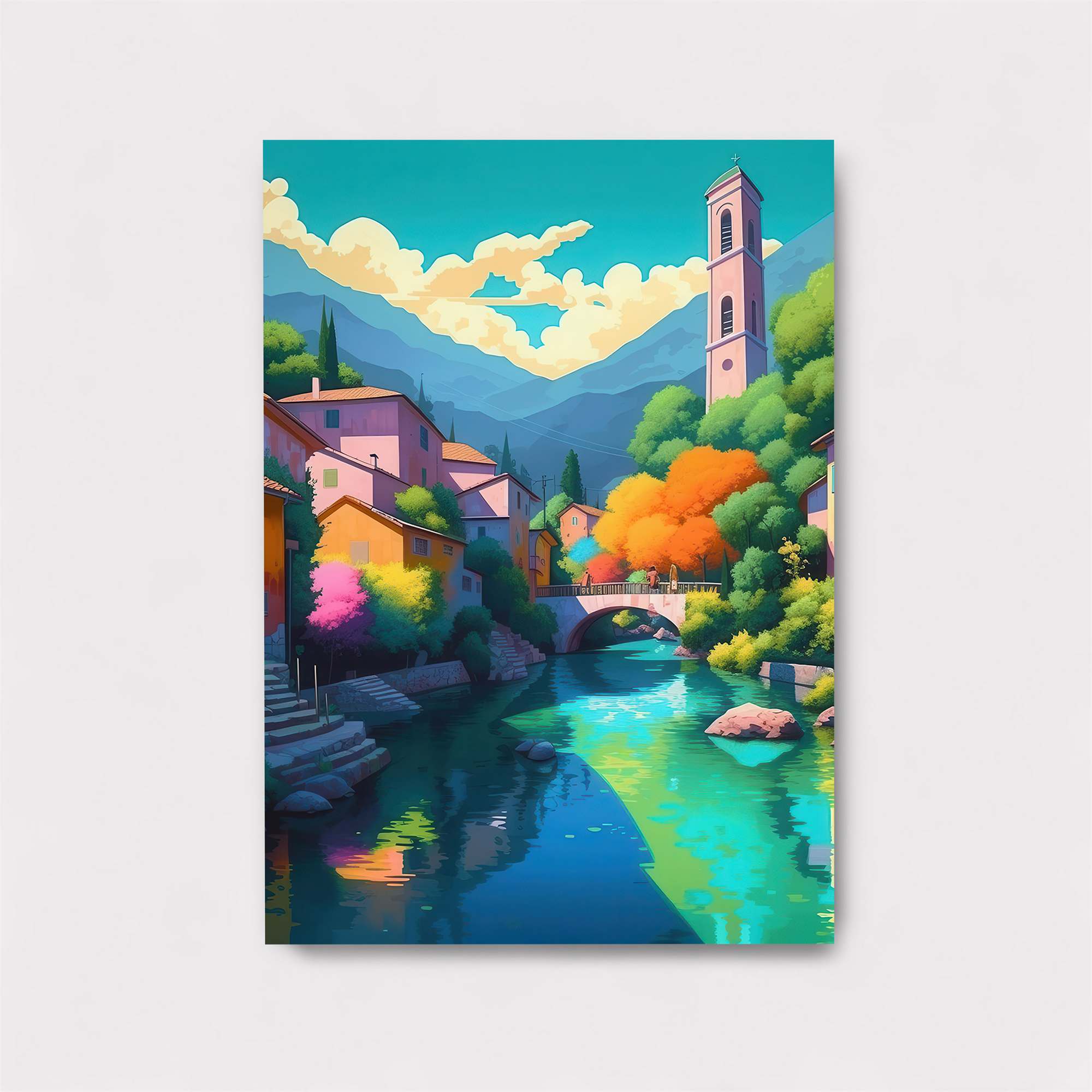 Vibrant Village Safe Wall Magnetic / M