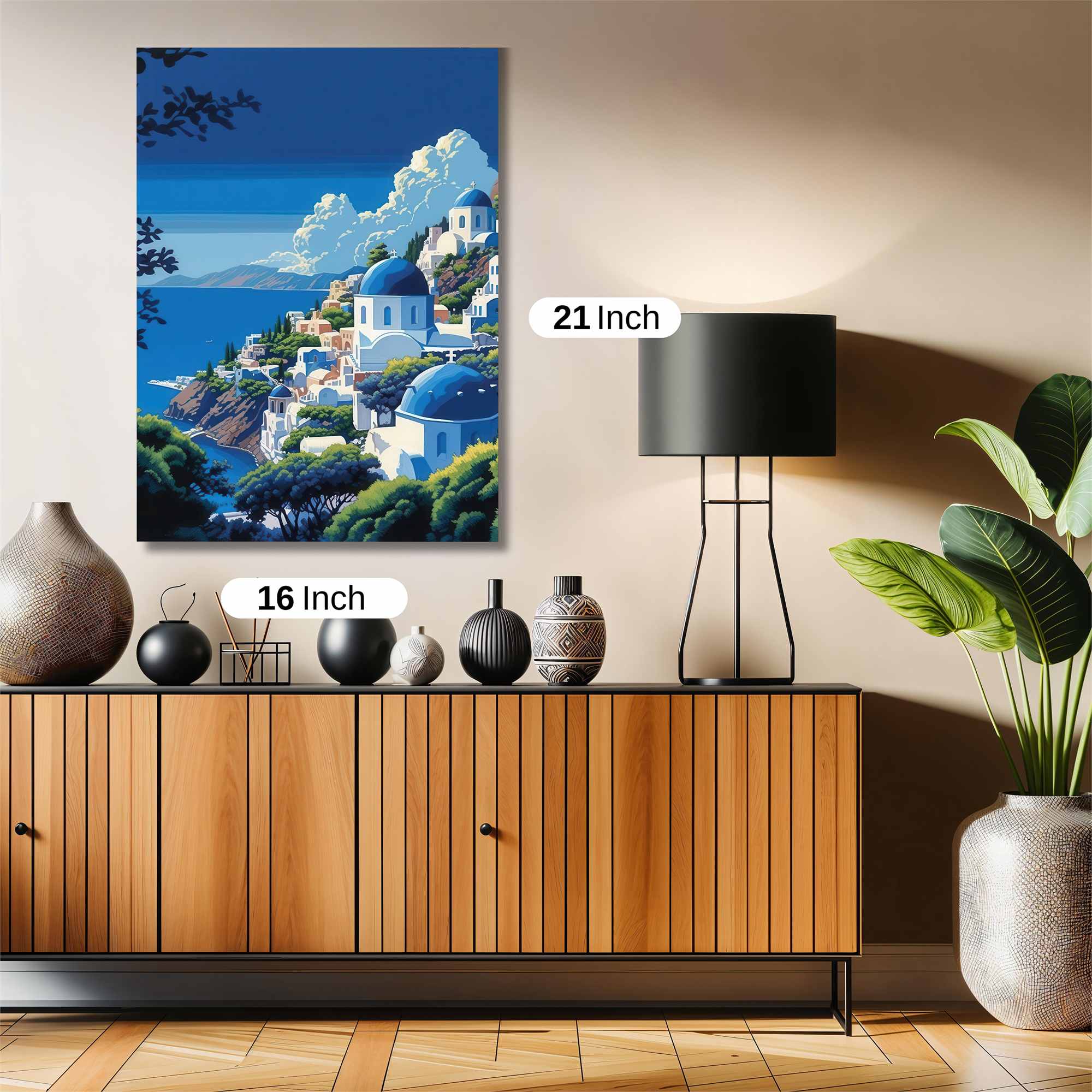 Santorini Serenity Safe Wall Magnetic / M