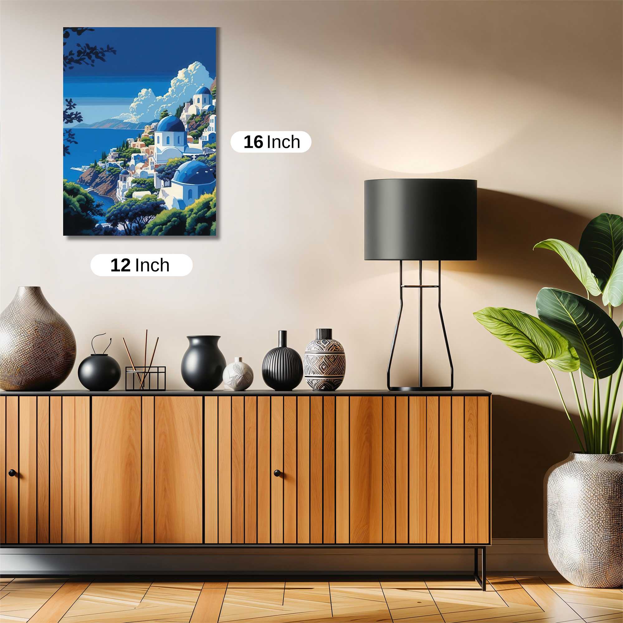 Santorini Serenity Safe Wall Magnetic / M