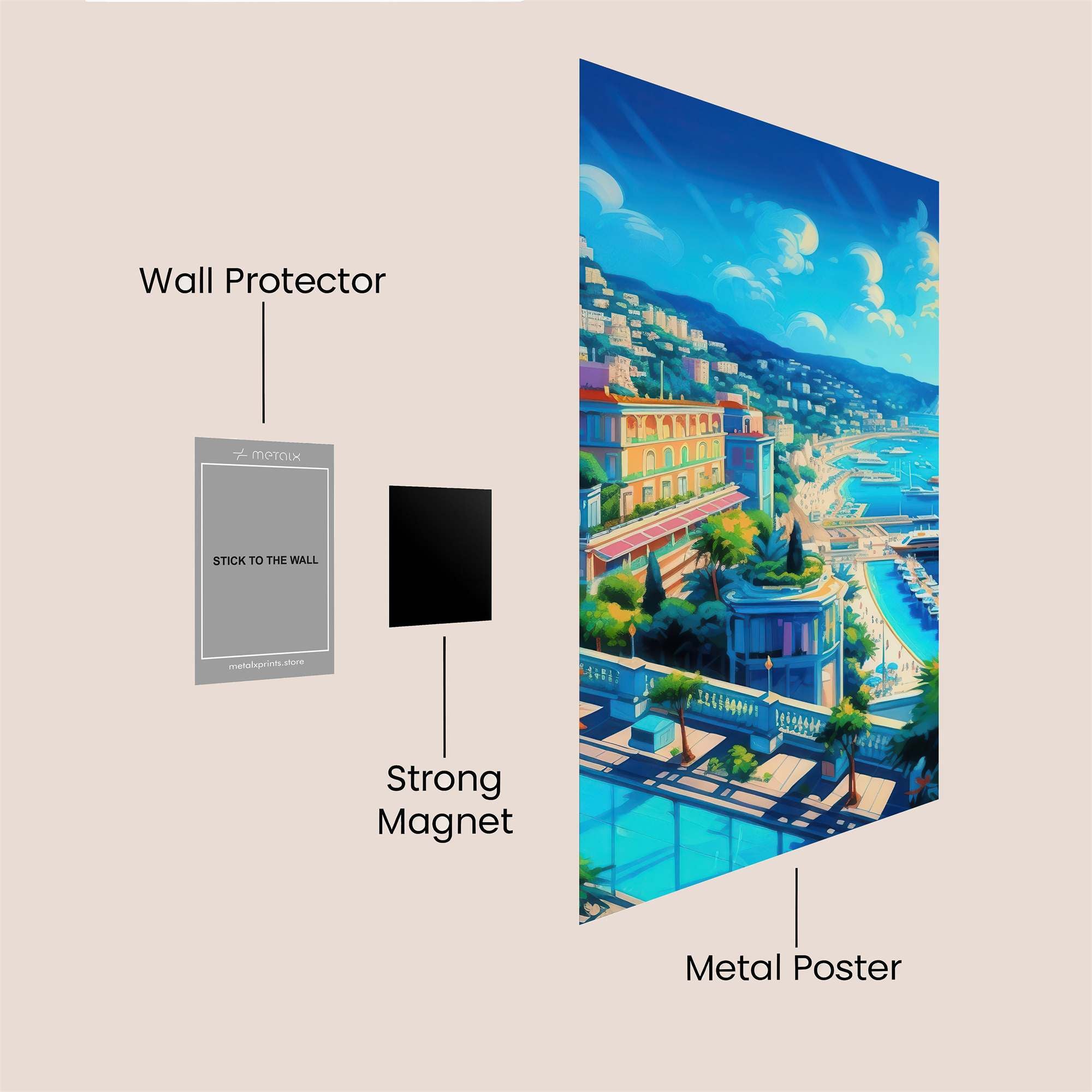 Amalfi Dream Safe Wall Magnetic / M
