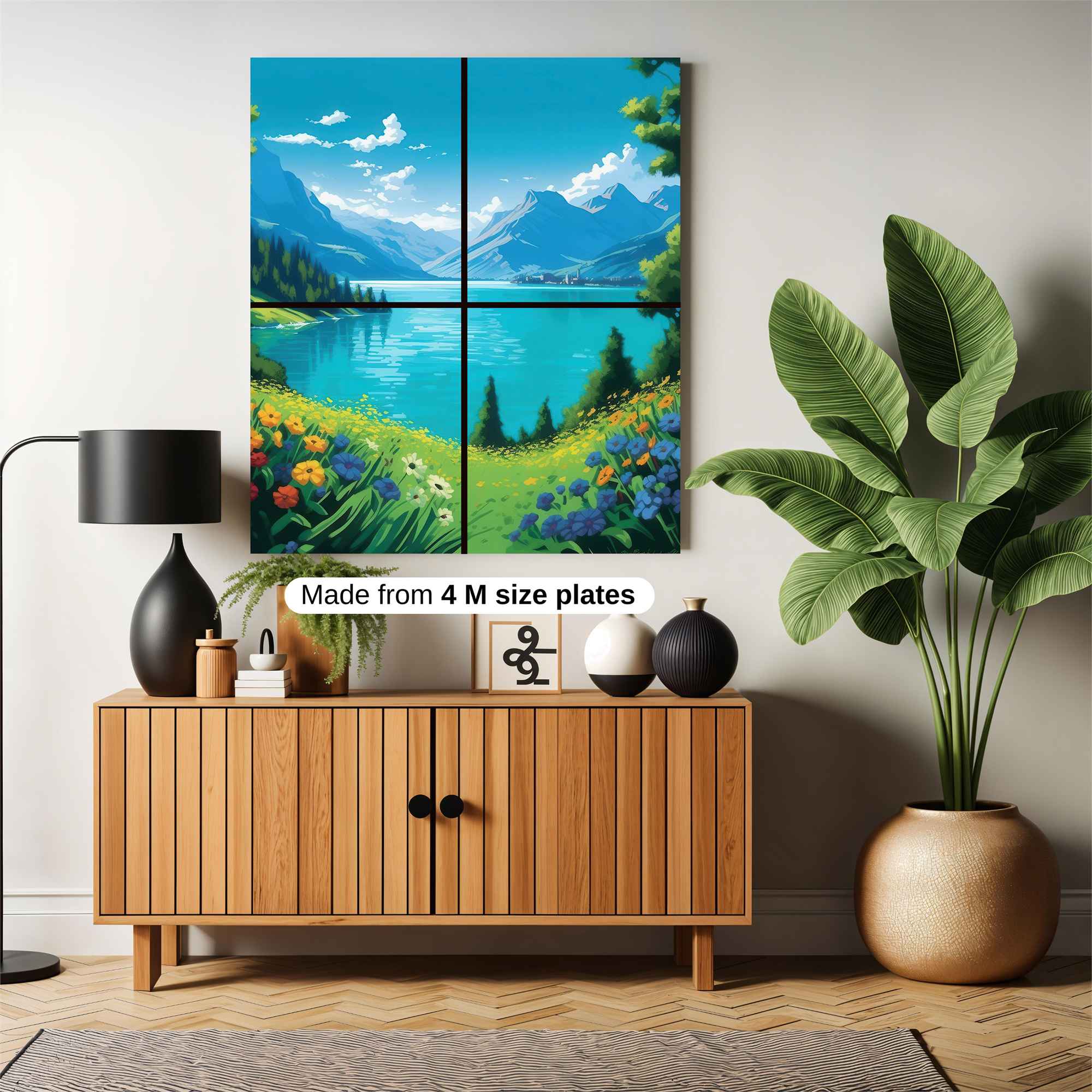 Mountain Serenity Safe Wall Magnetic / M