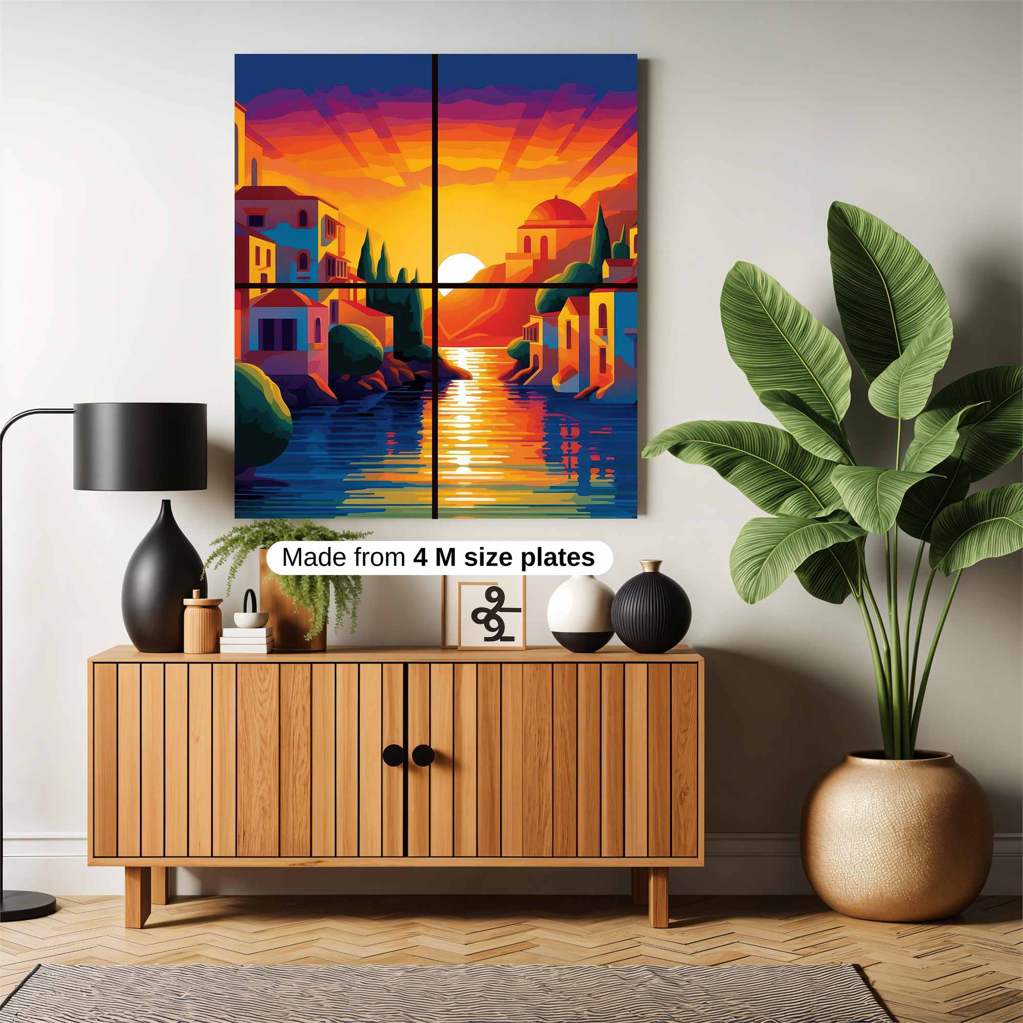 Sunset Serenity Safe Wall Magnetic / M