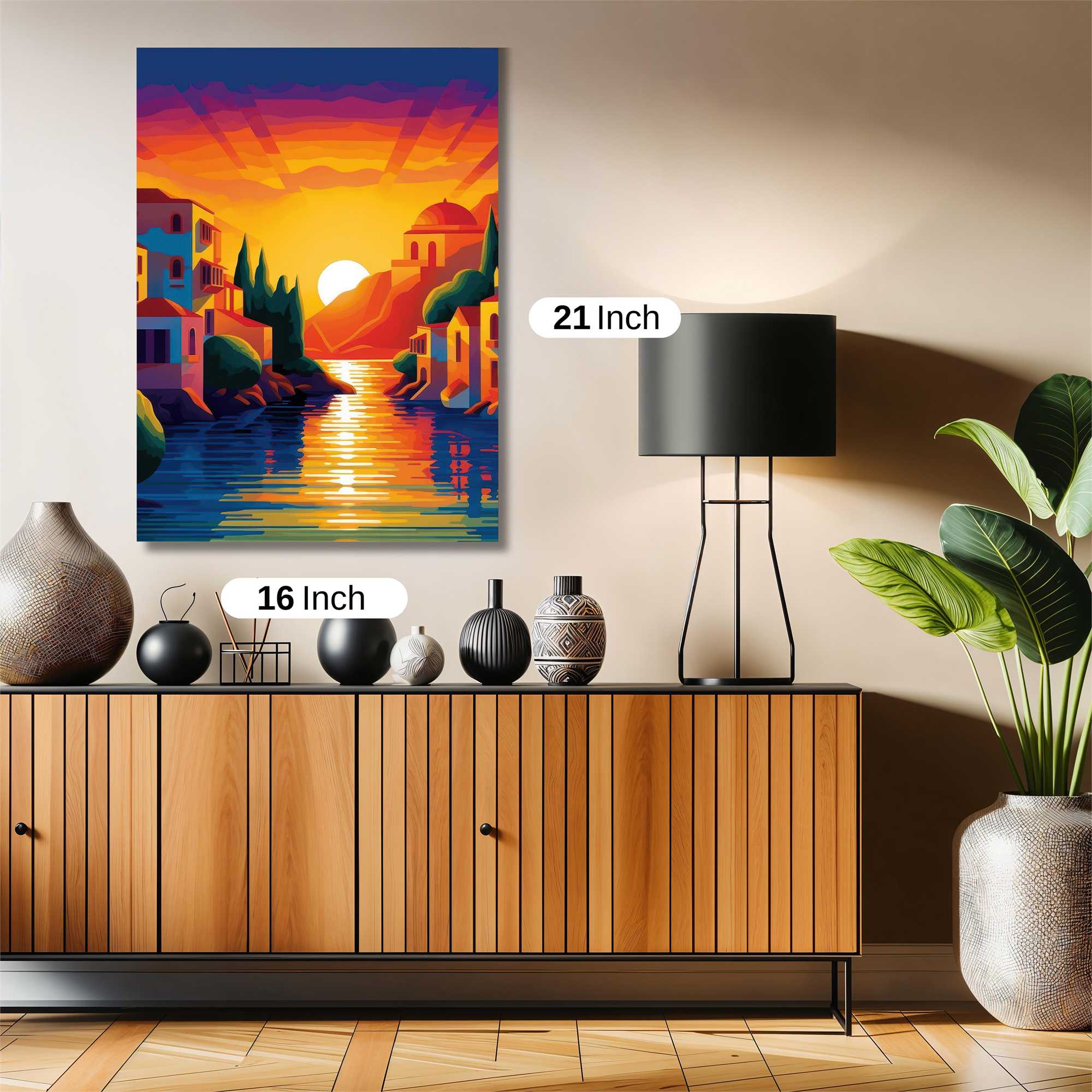 Sunset Serenity Safe Wall Magnetic / M