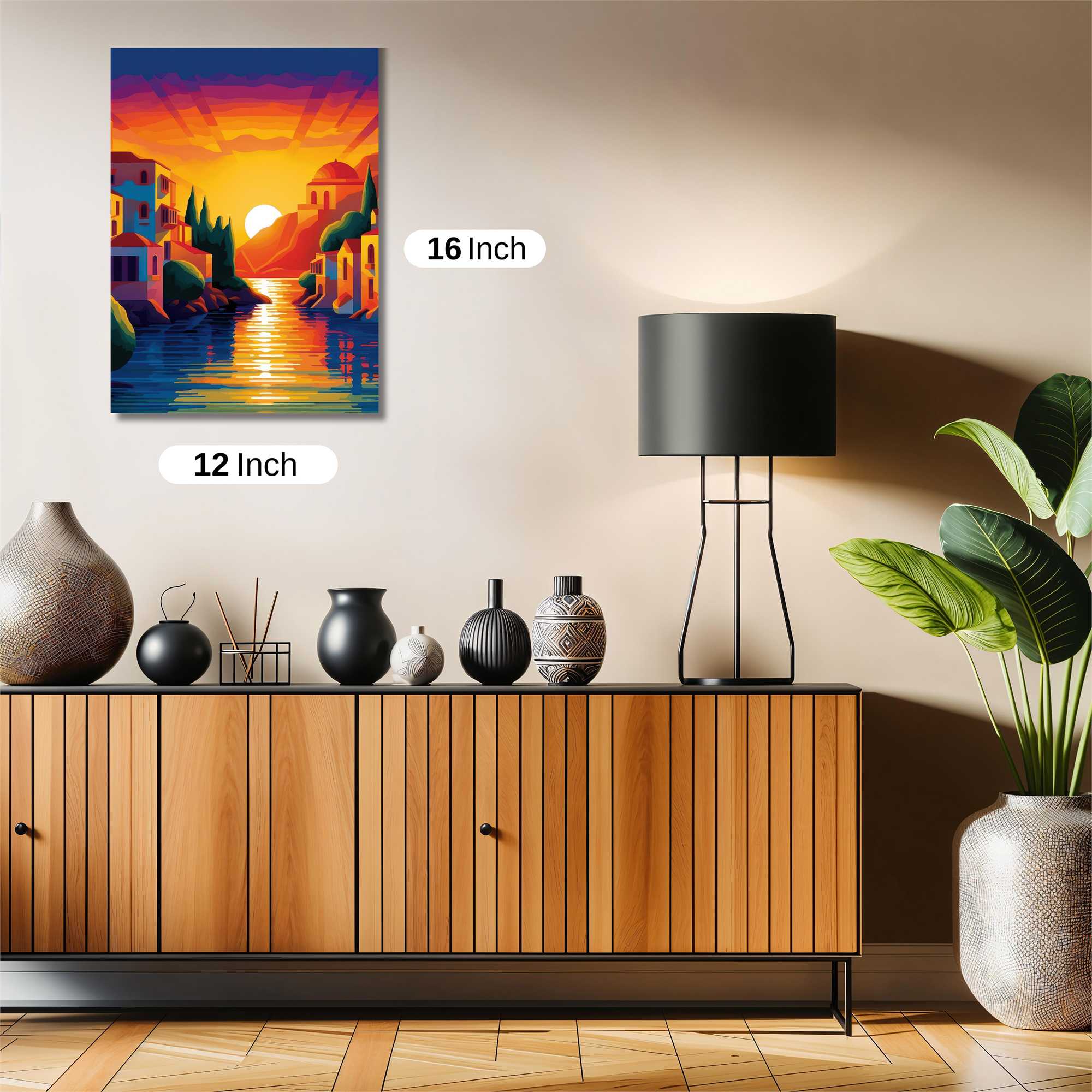 Sunset Serenity Safe Wall Magnetic / M