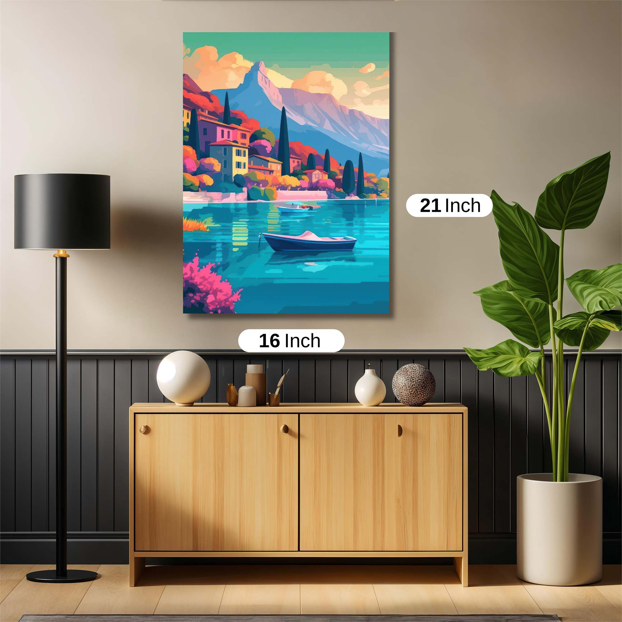 Lakeside Serenity Safe Wall Magnetic / M