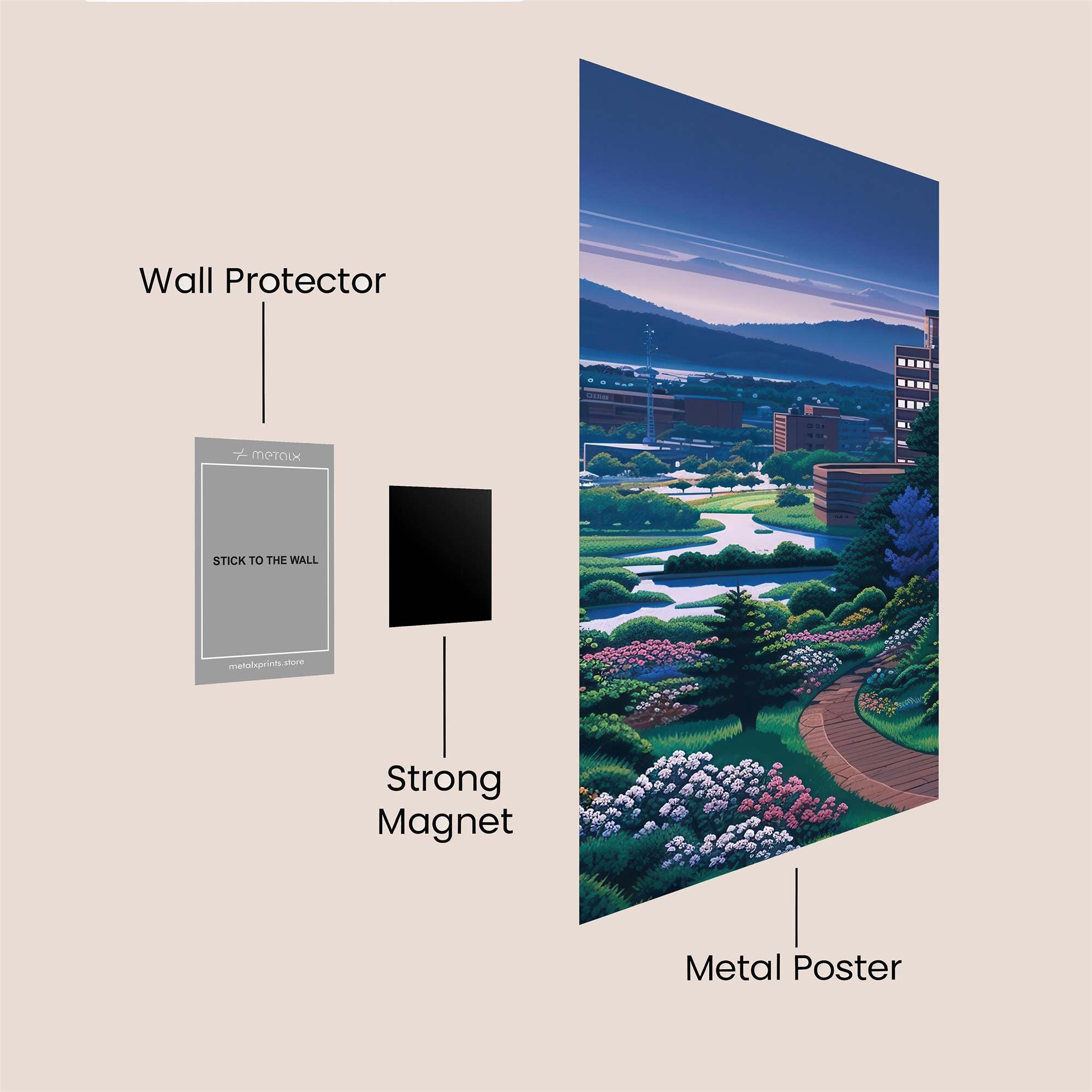 Campus Serenity Safe Wall Magnetic / M