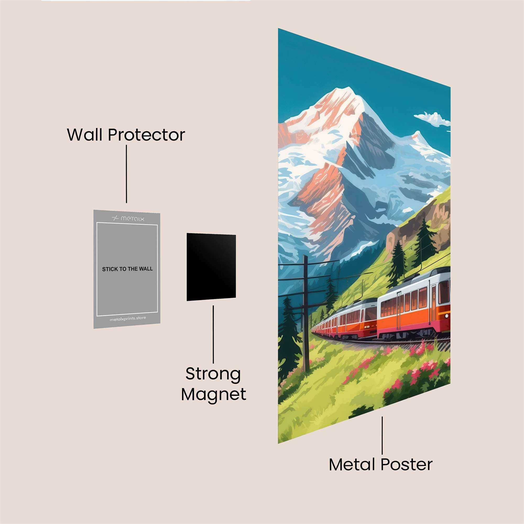 Matterhorn Majestic Safe Wall Magnetic / M