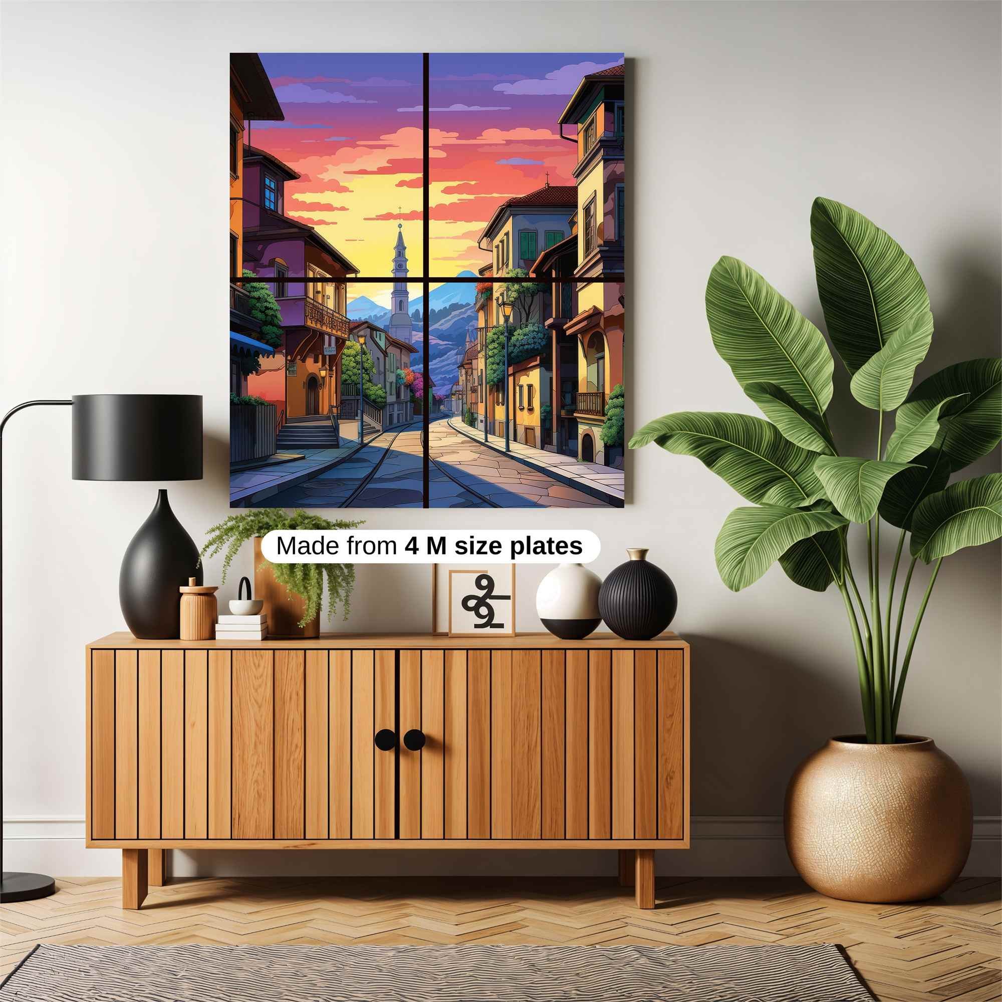 Sunset Serenity Safe Wall Magnetic / M