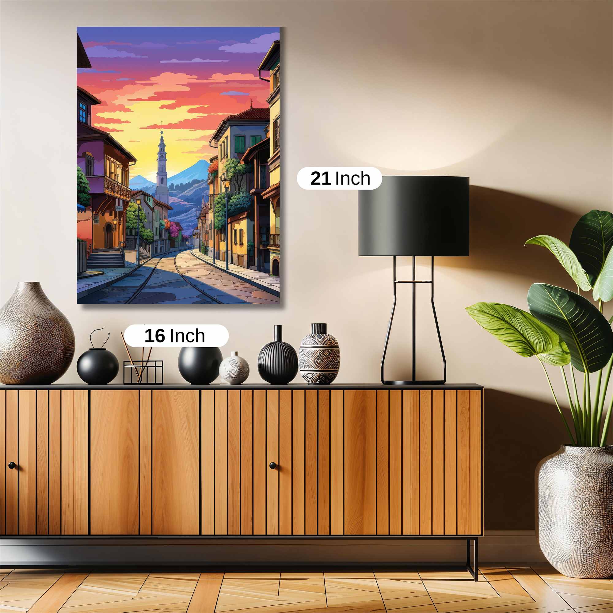 Sunset Serenity Safe Wall Magnetic / M