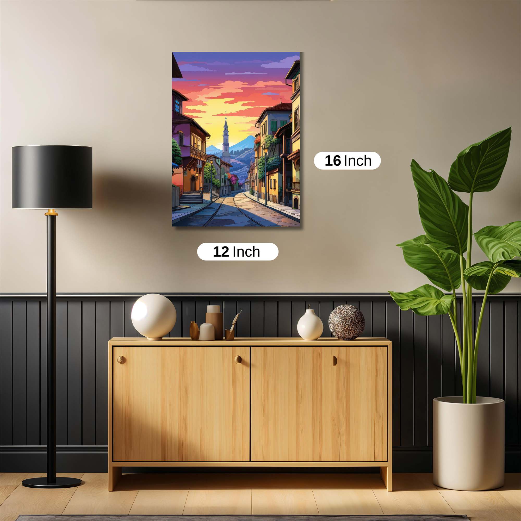 Sunset Serenity Safe Wall Magnetic / M