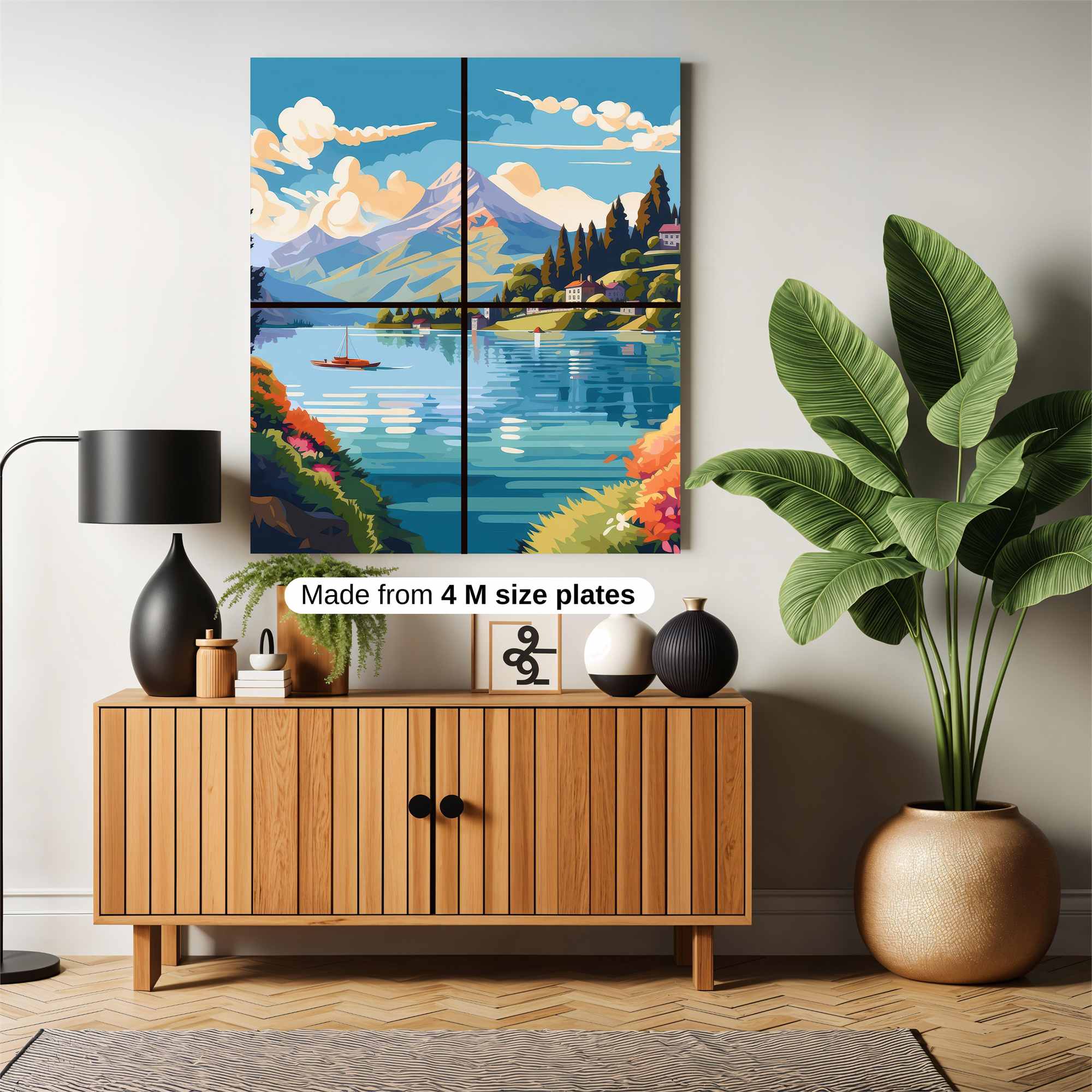 Mountain Serenity Safe Wall Magnetic / M