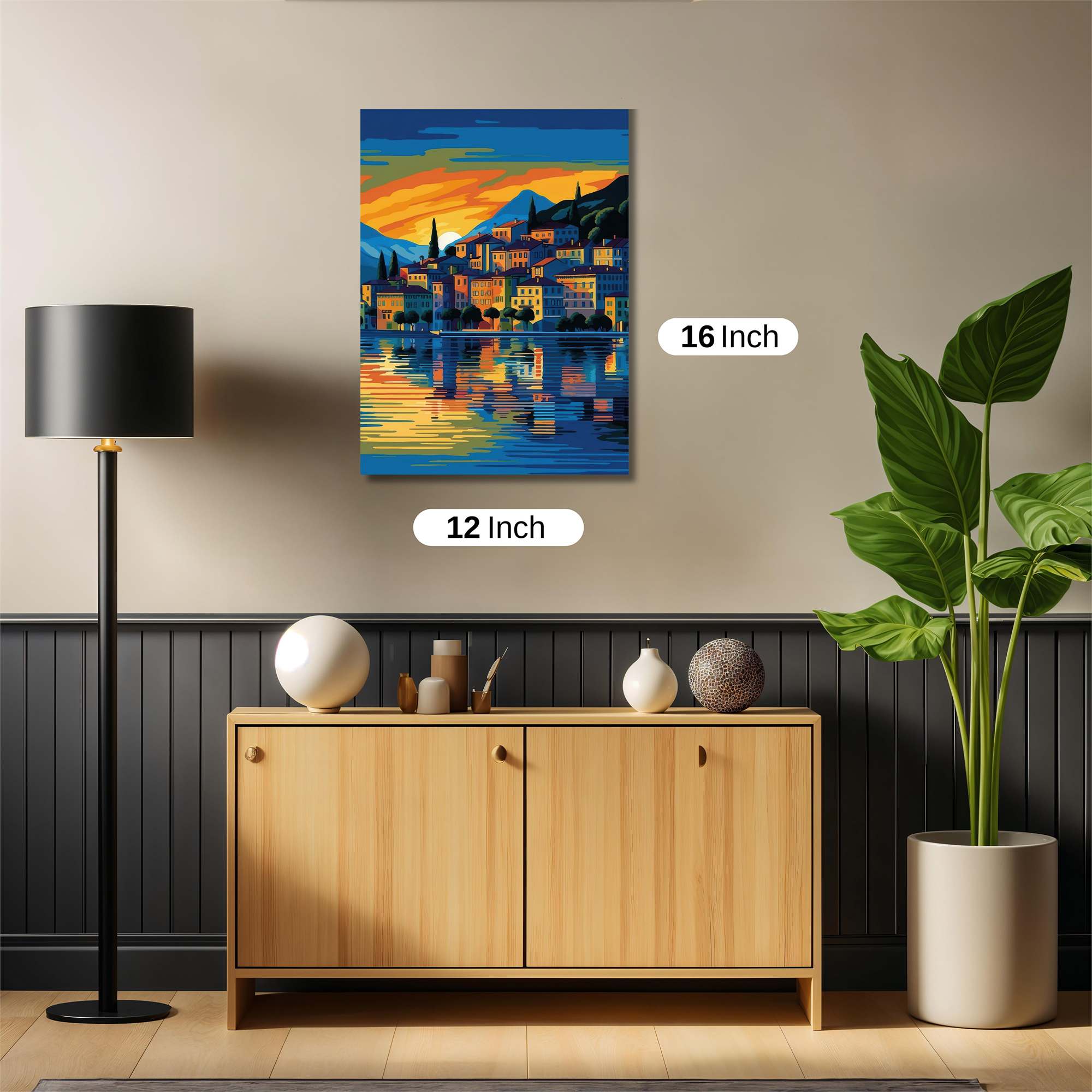 Sunset Serenity Safe Wall Magnetic / M
