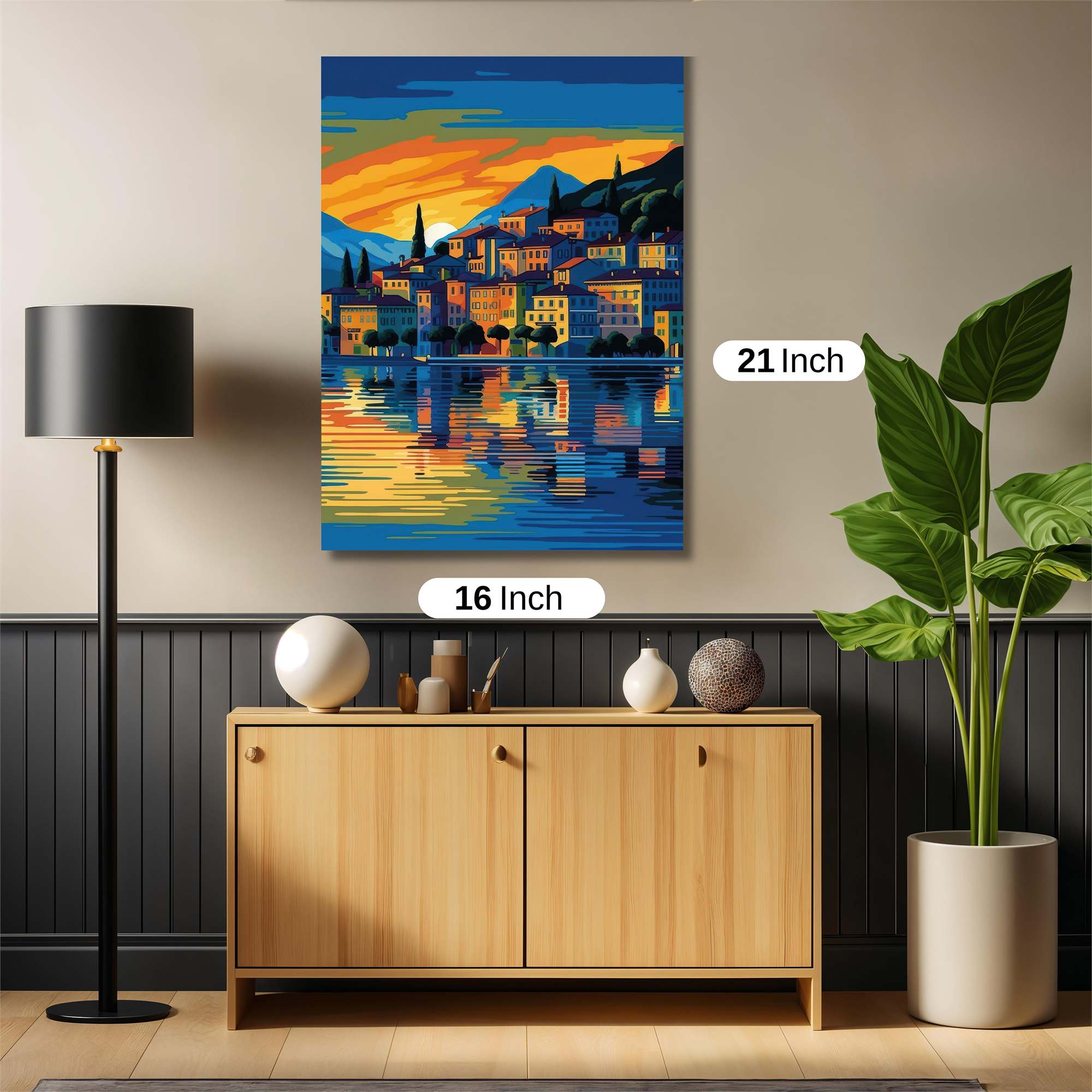 Sunset Serenity Safe Wall Magnetic / M