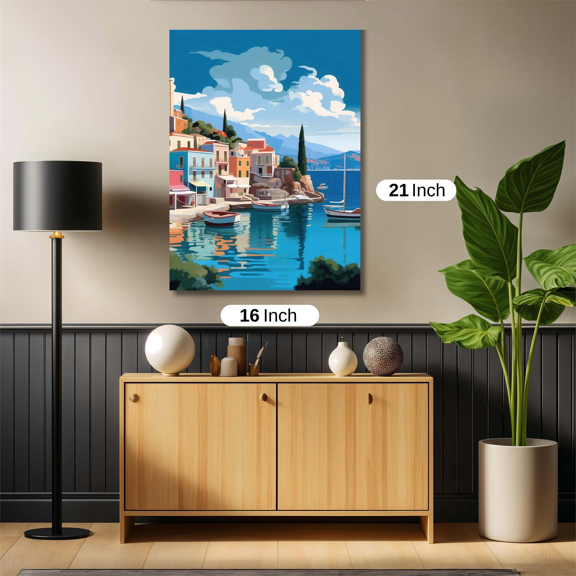 Santorini Serenity Safe Wall Magnetic / M
