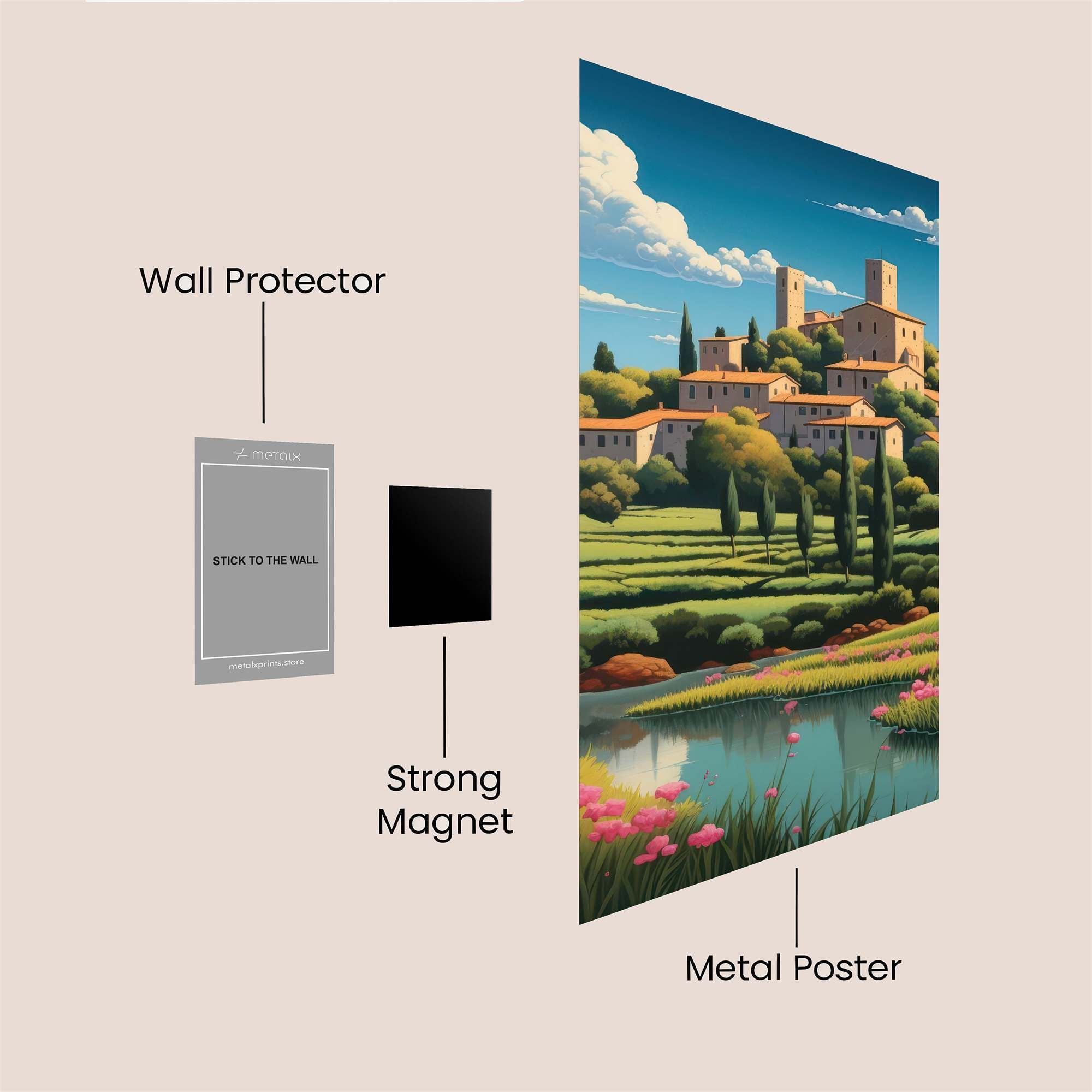 SanGimignano Serenity Safe Wall Magnetic / M