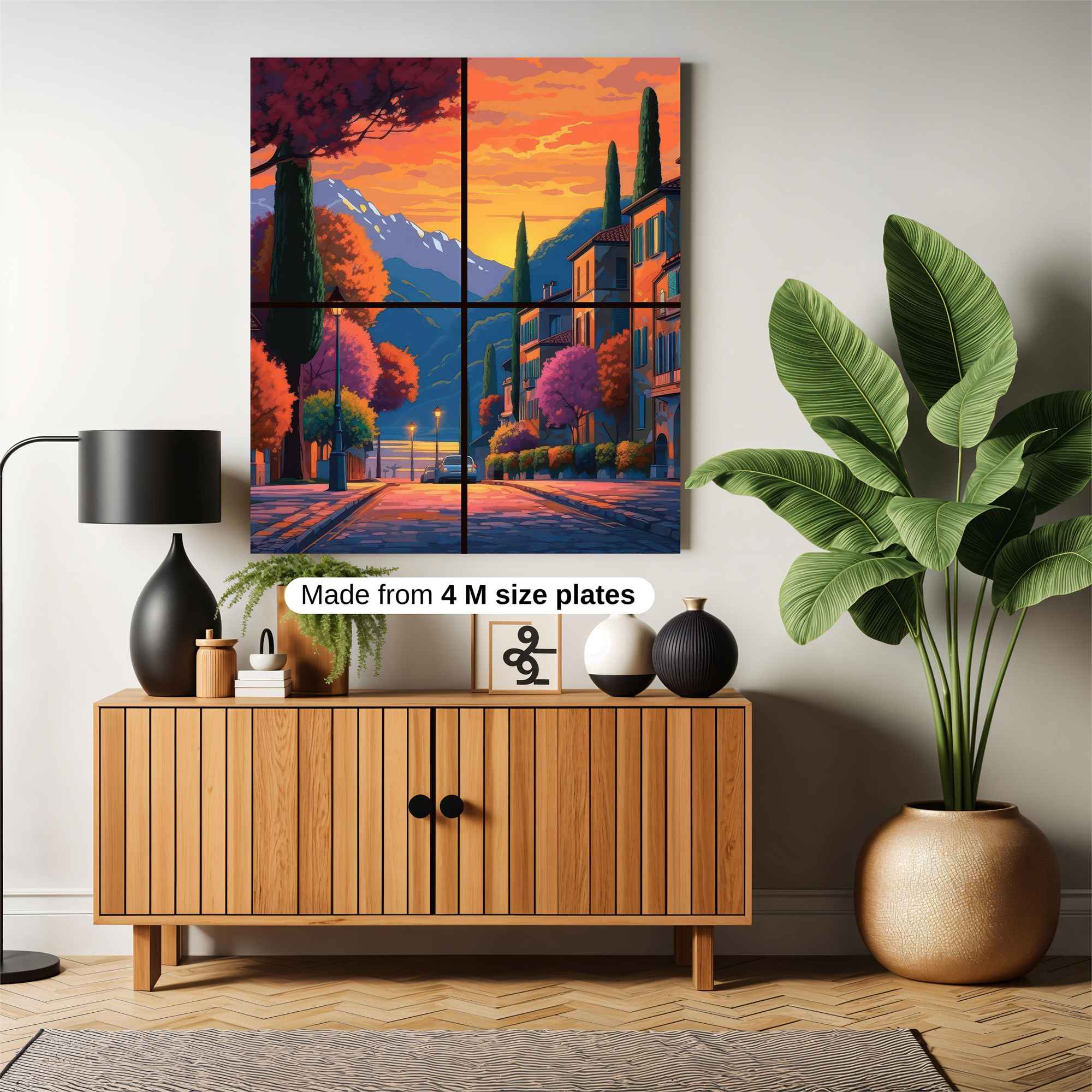 Sunset Serenity Safe Wall Magnetic / M