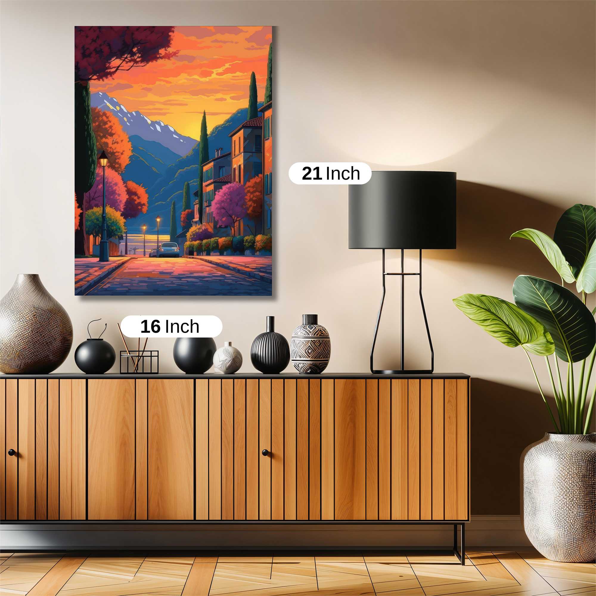 Sunset Serenity Safe Wall Magnetic / M