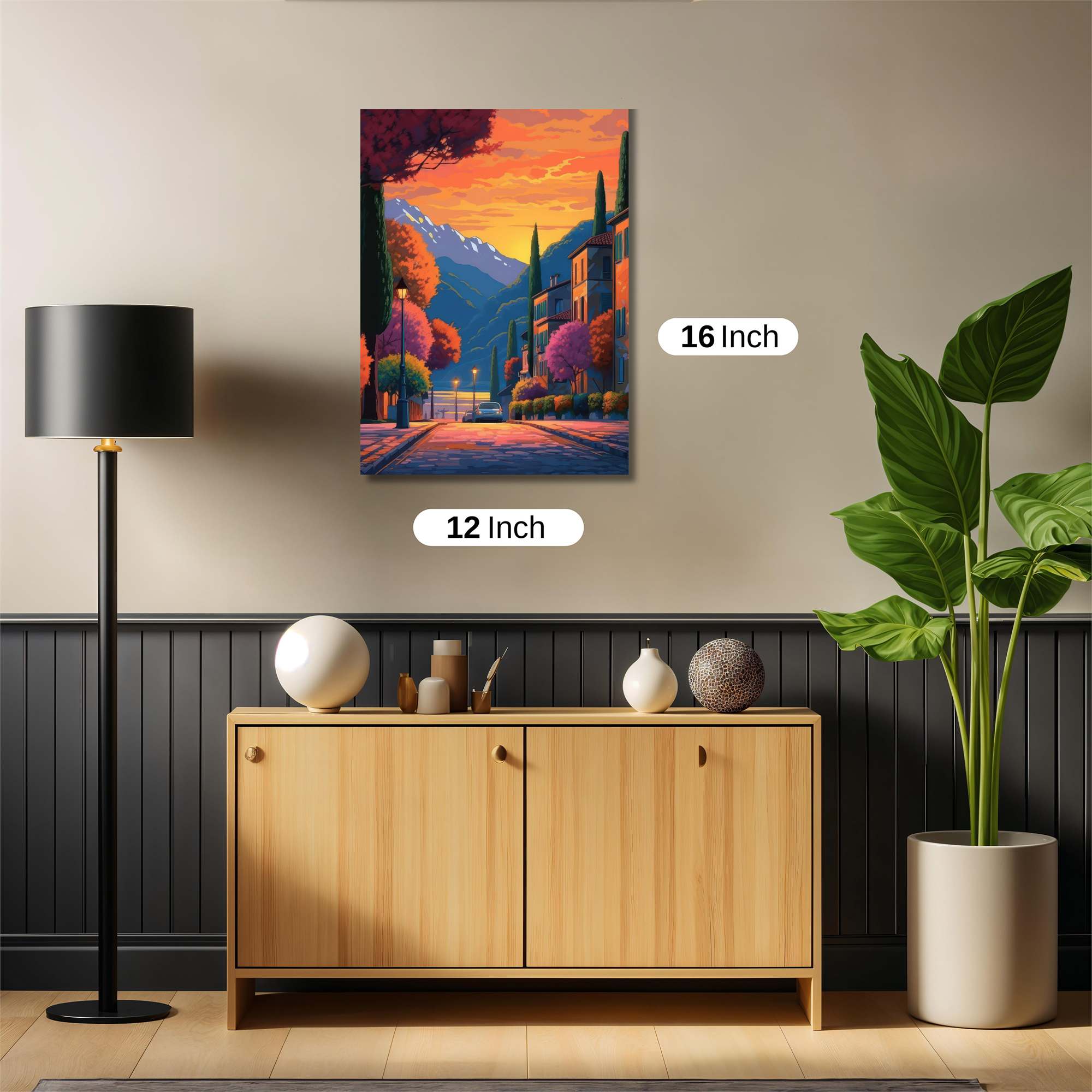 Sunset Serenity Safe Wall Magnetic / M
