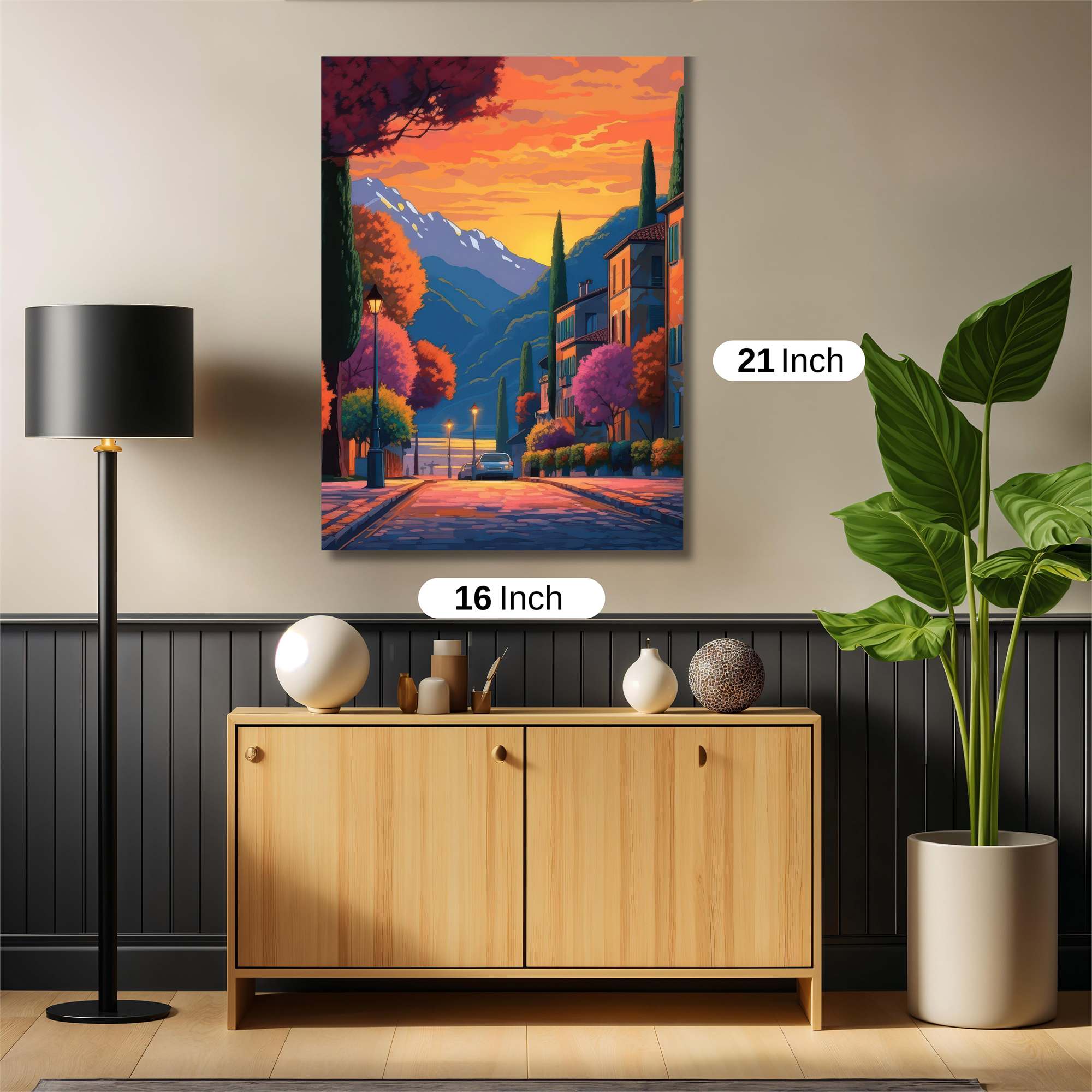 Sunset Serenity Safe Wall Magnetic / M