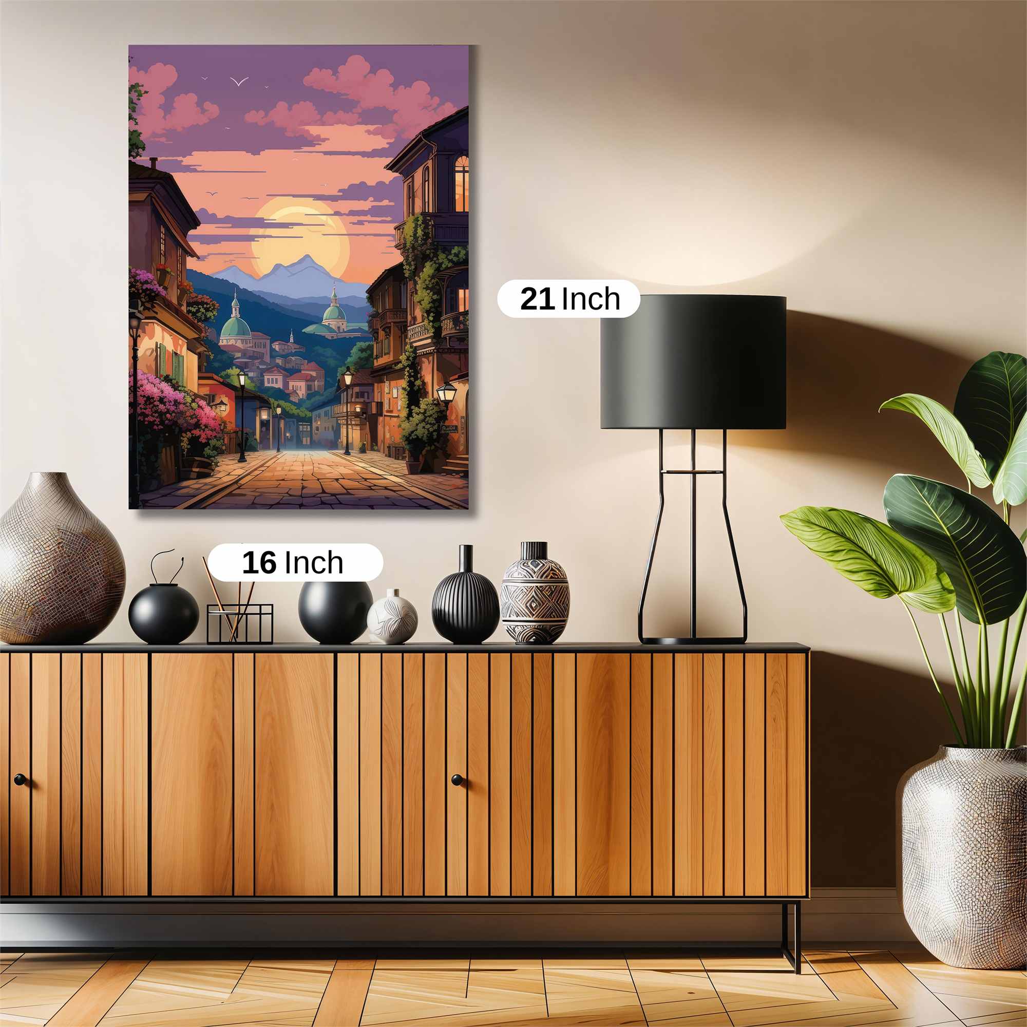 Sunset Serenity Safe Wall Magnetic / M