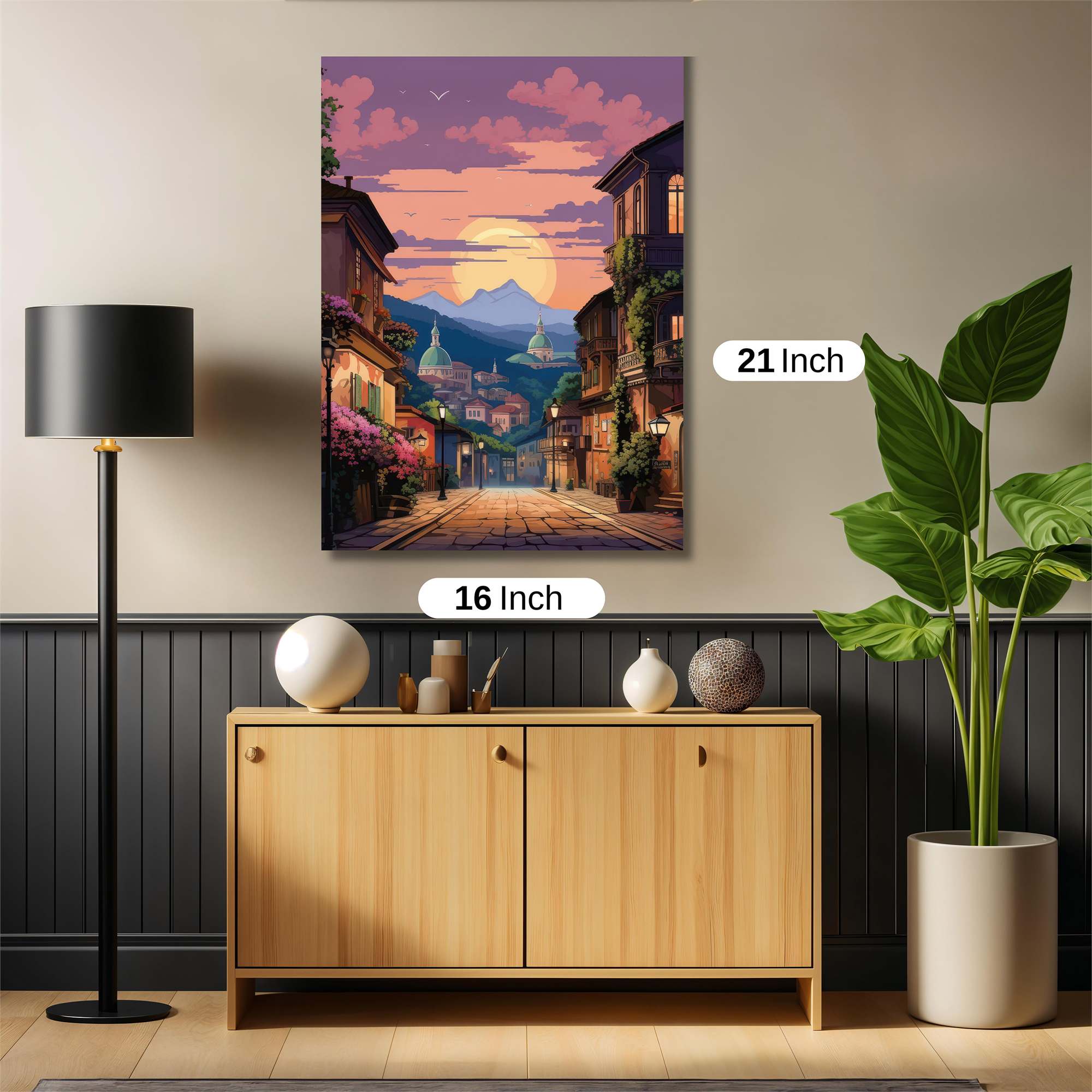 Sunset Serenity Safe Wall Magnetic / M