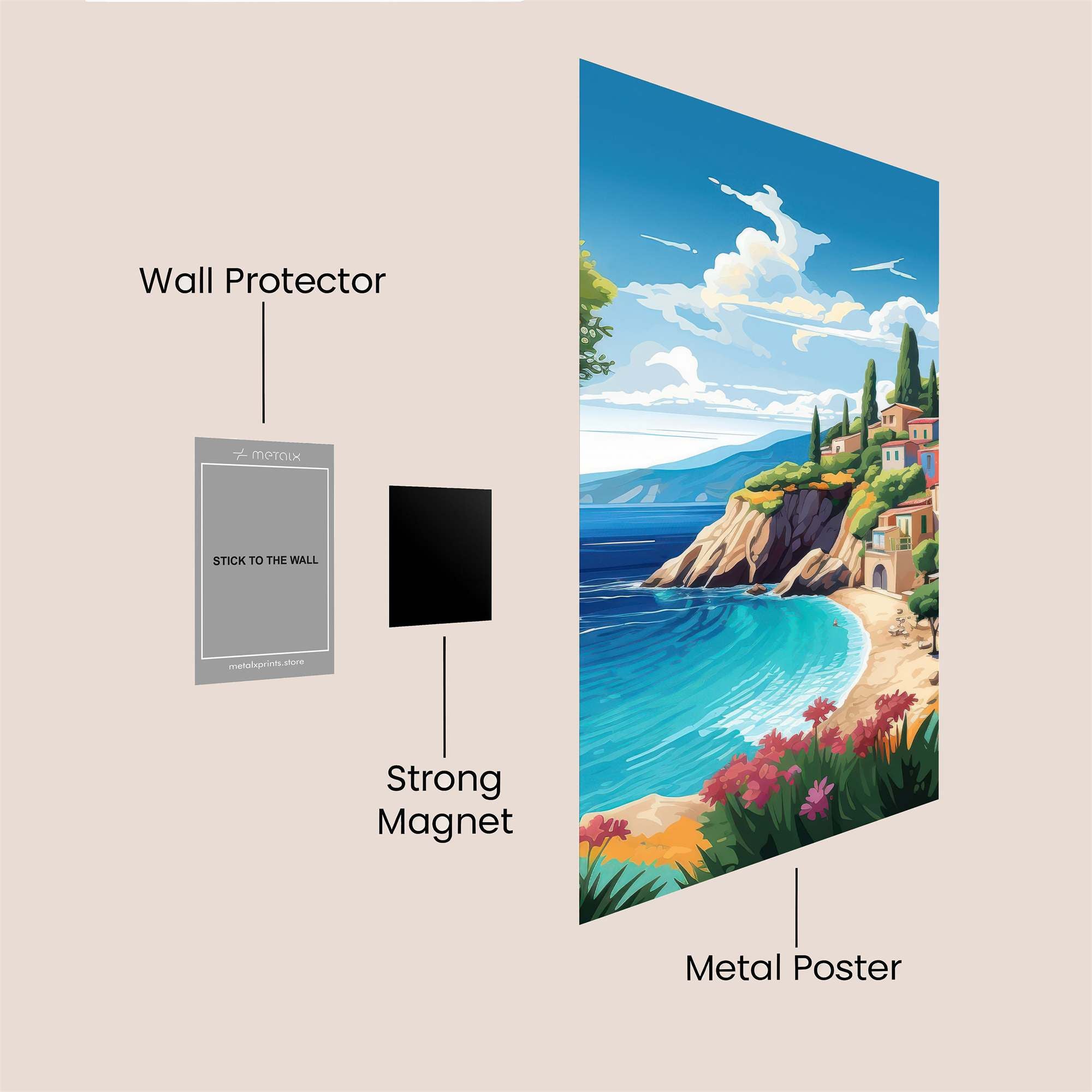 Cinque Serenity Safe Wall Magnetic / M