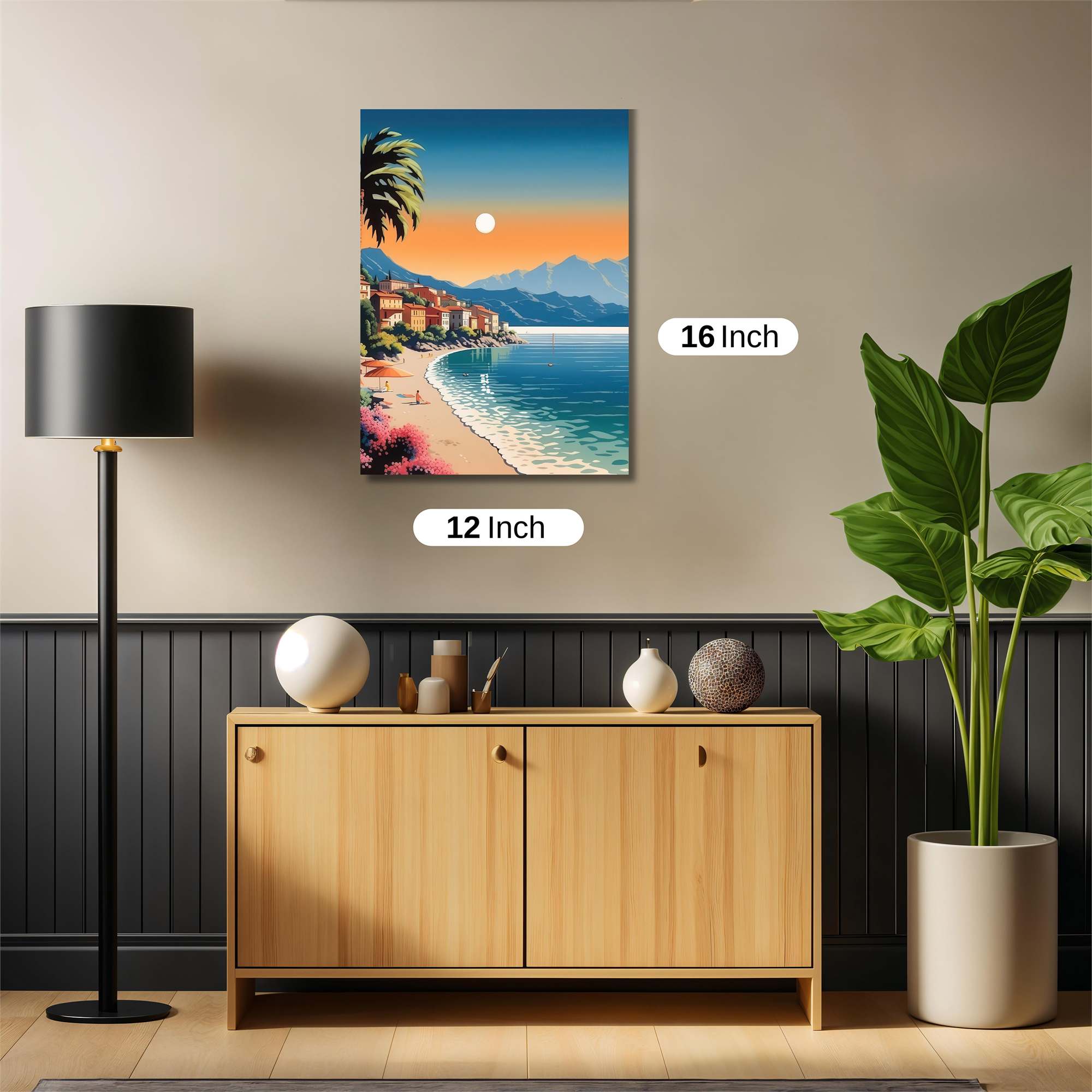 Sunset Serenity Safe Wall Magnetic / M