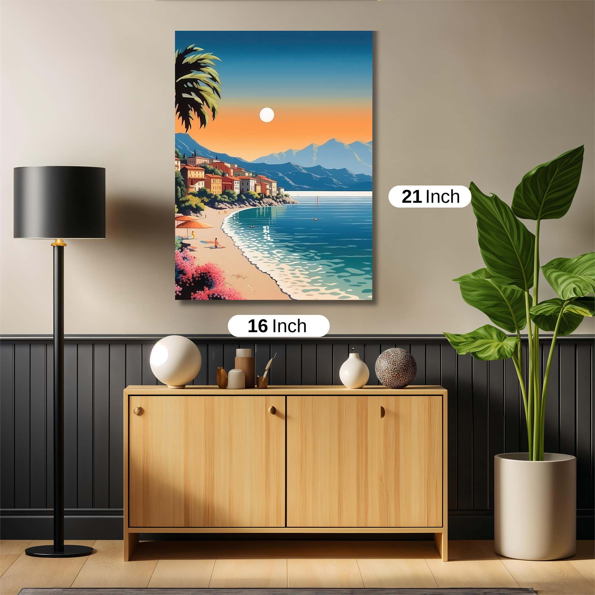 Sunset Serenity Safe Wall Magnetic / M
