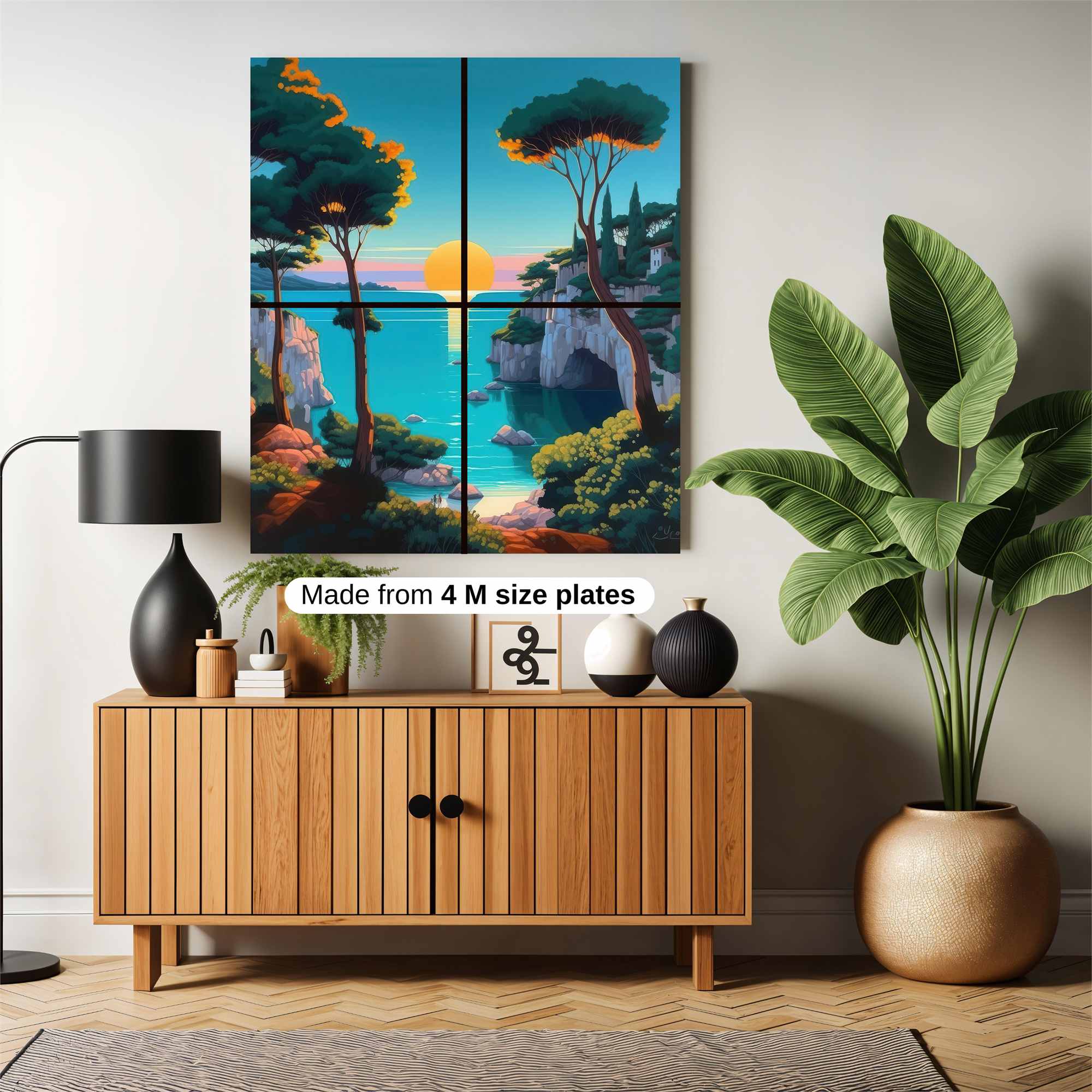 Sunset Serenity Safe Wall Magnetic / M