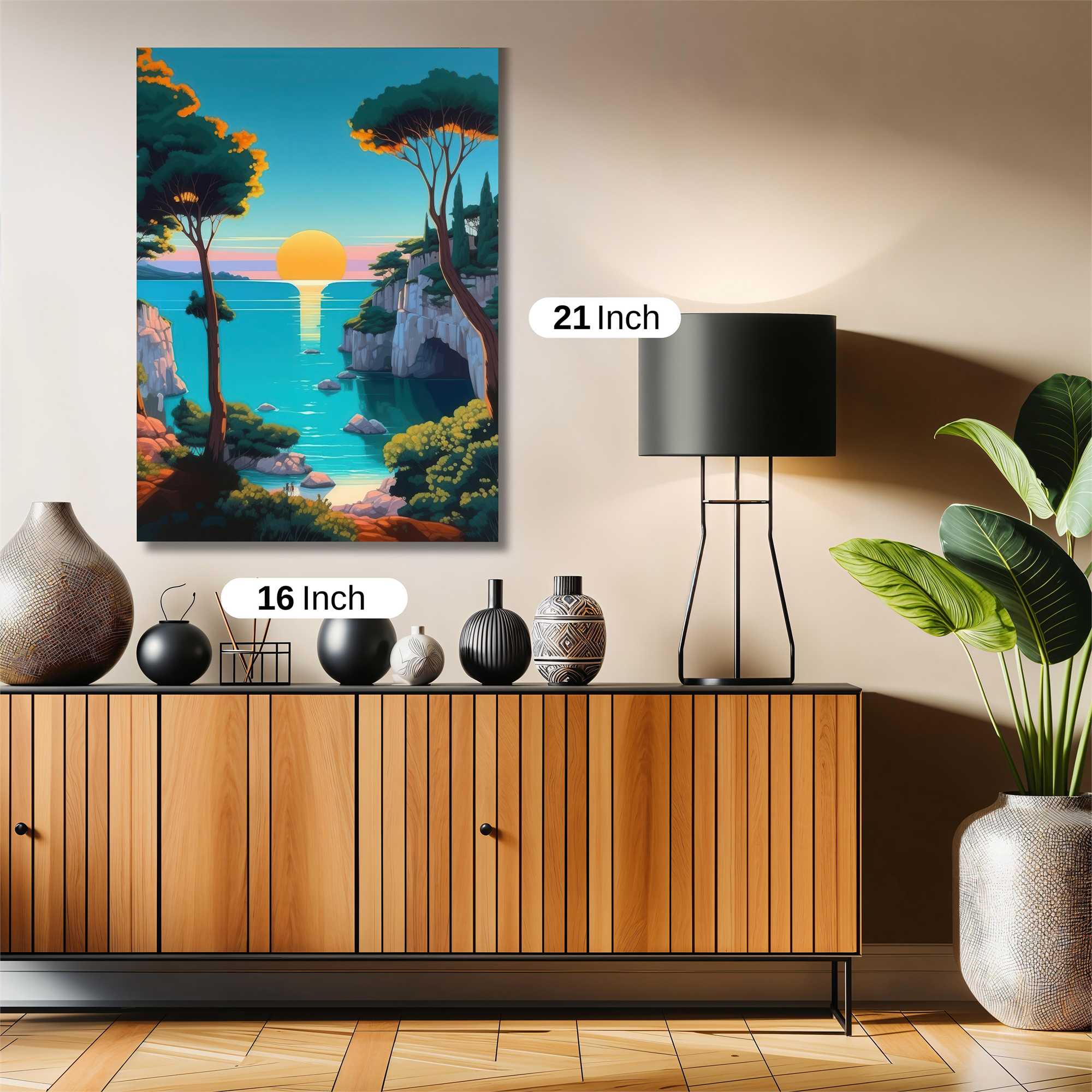 Sunset Serenity Safe Wall Magnetic / M