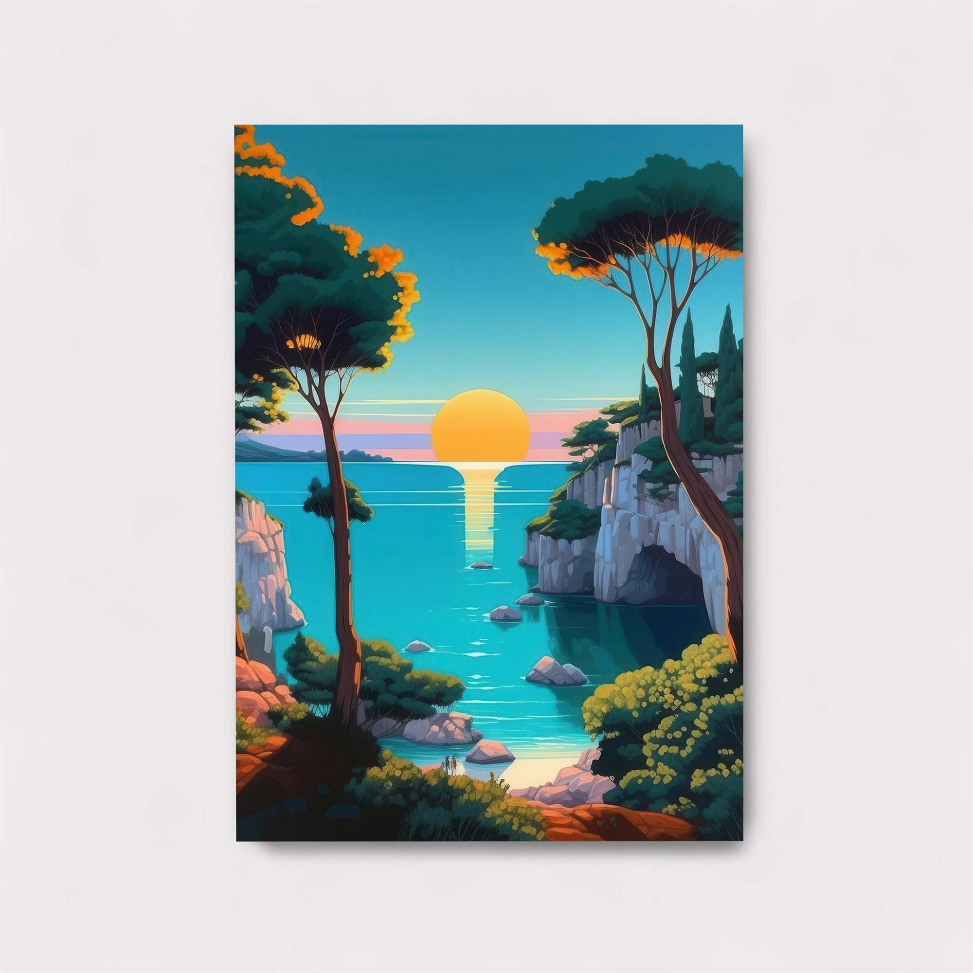 Sunset Serenity Safe Wall Magnetic / M