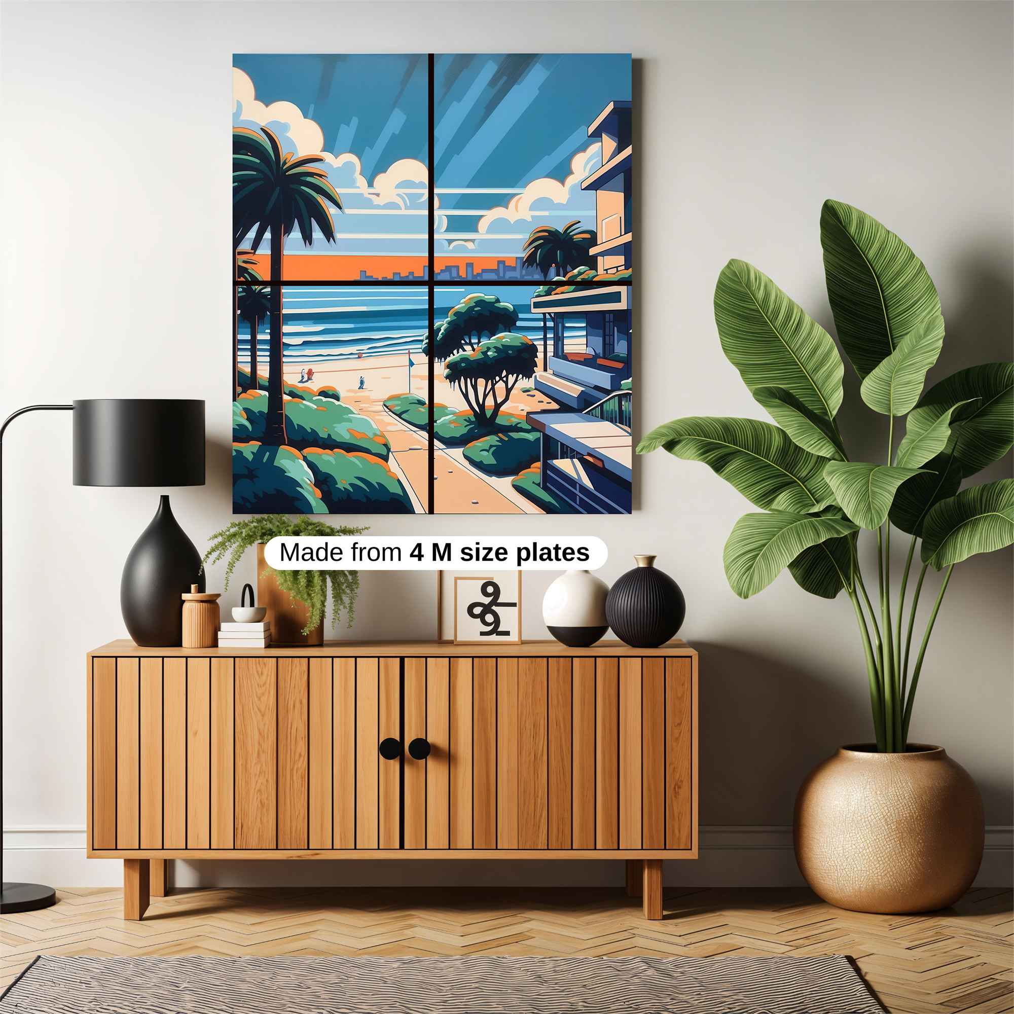 Sunset Serenity Safe Wall Magnetic / M