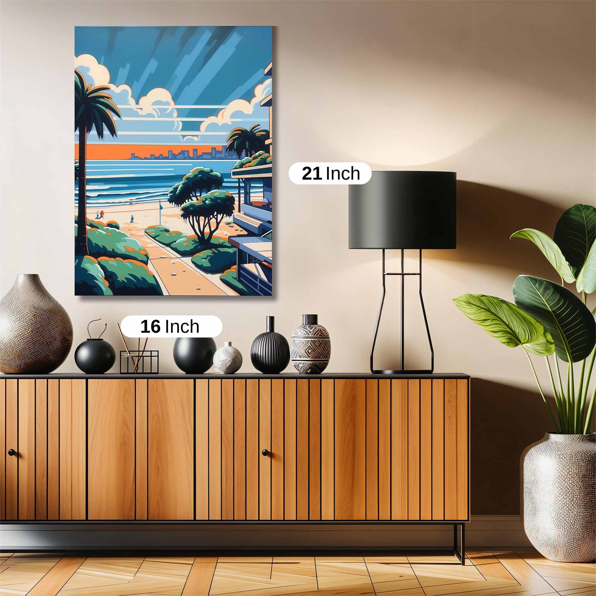 Sunset Serenity Safe Wall Magnetic / M