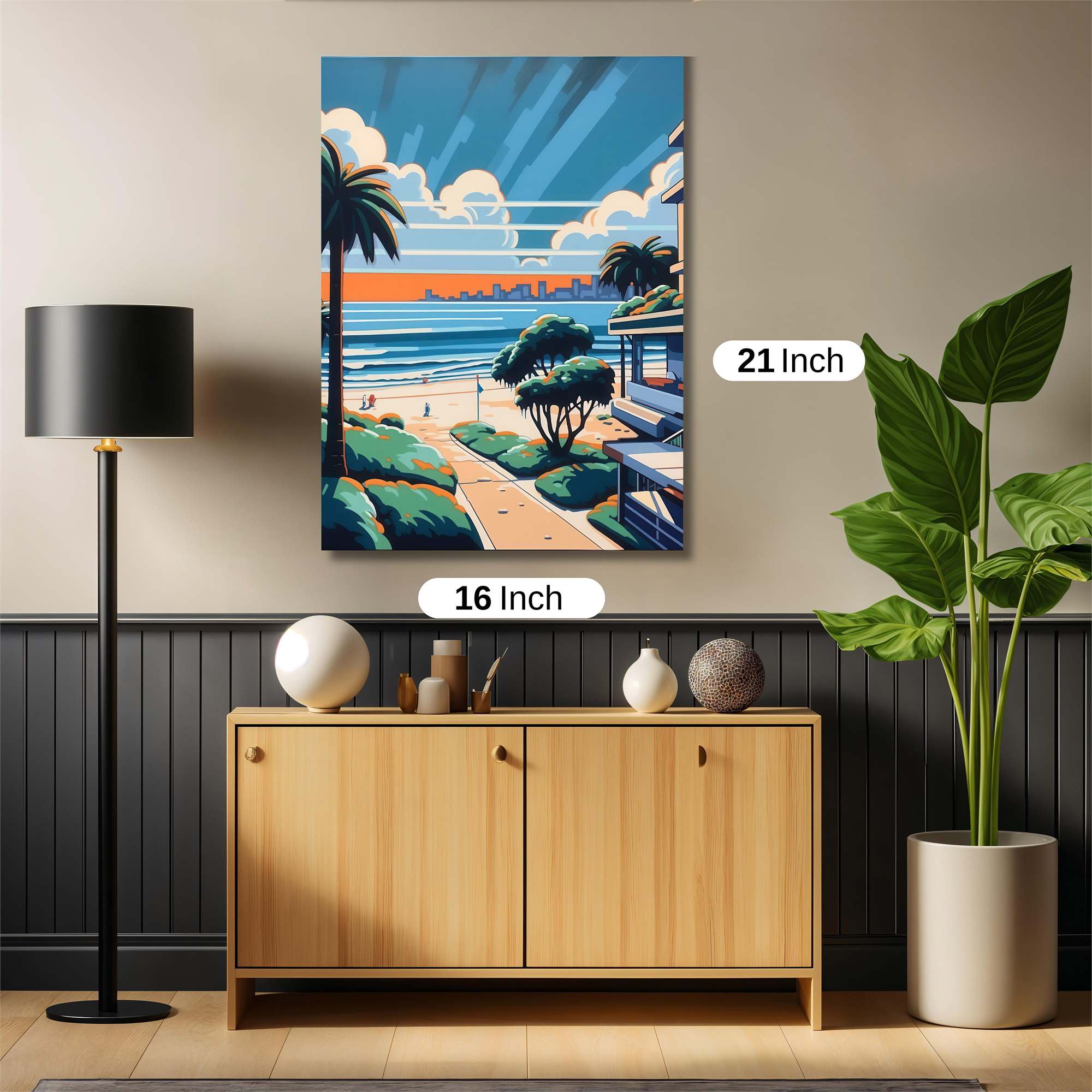 Sunset Serenity Safe Wall Magnetic / M