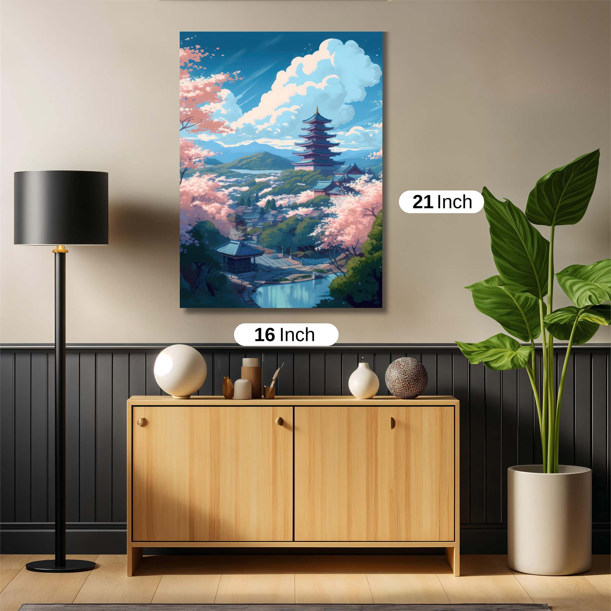 Pagoda Serenity Safe Wall Magnetic / M