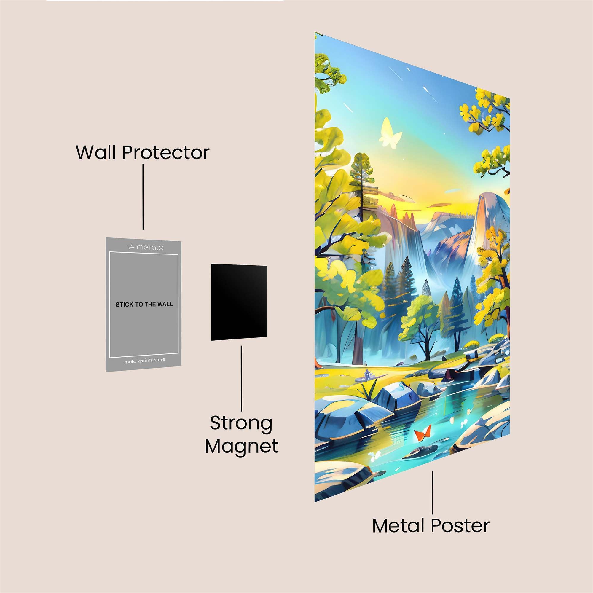 Yosemite Serenity Safe Wall Magnetic / M