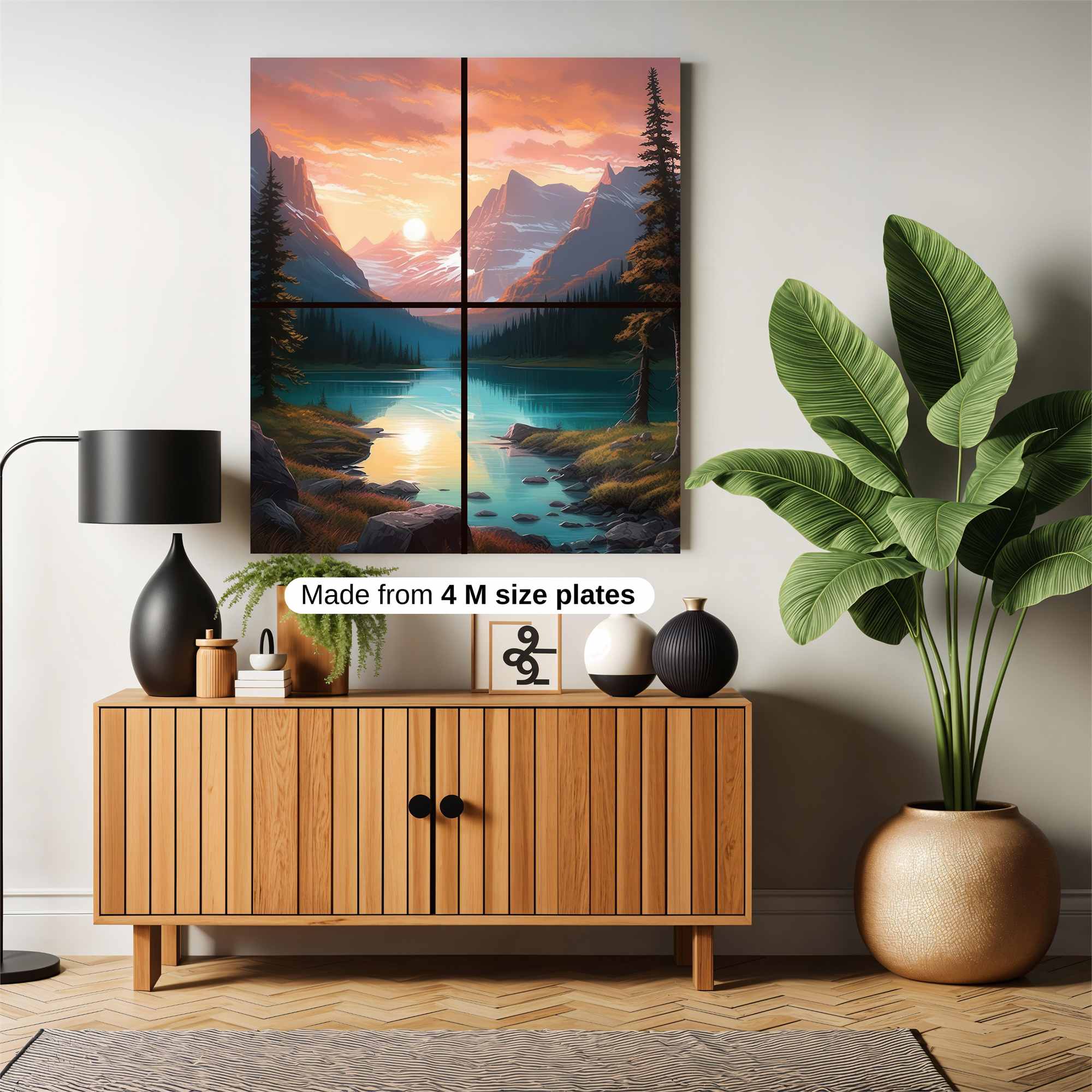 Sunset Serenity Safe Wall Magnetic / M