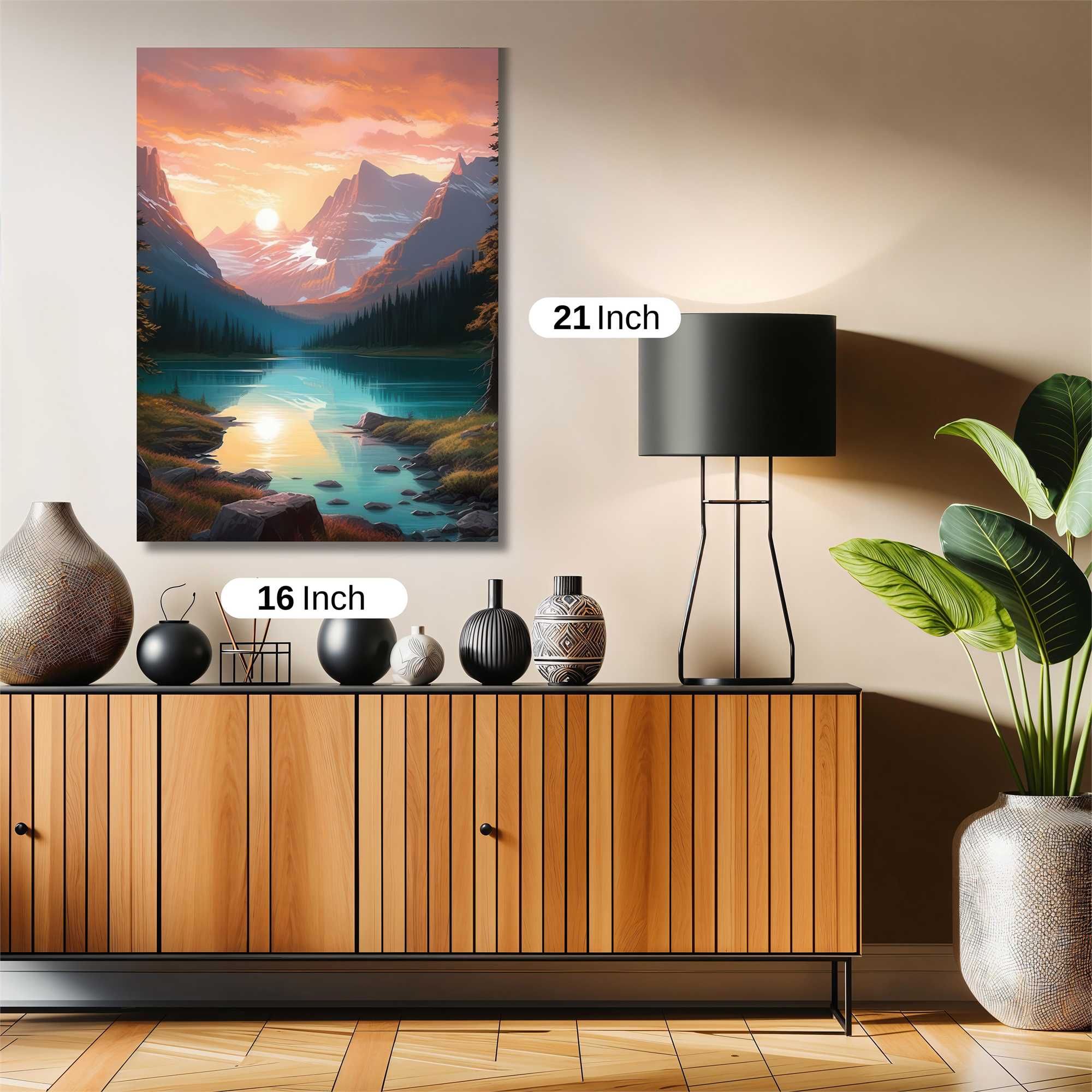 Sunset Serenity Safe Wall Magnetic / M
