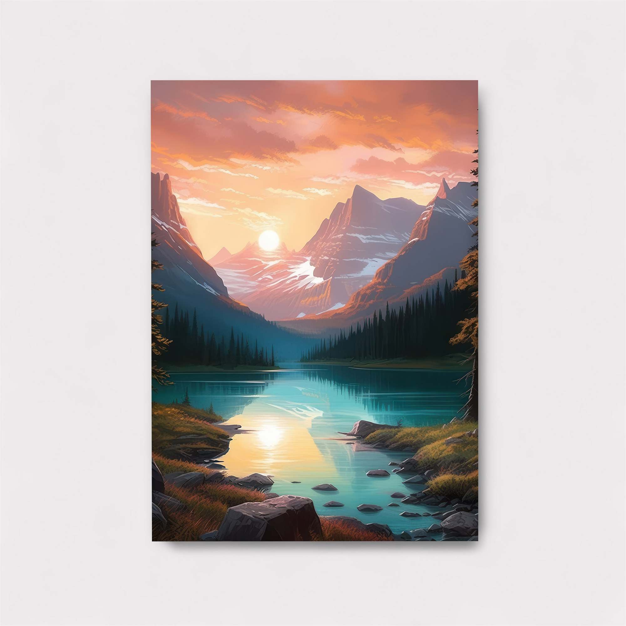 Sunset Serenity Safe Wall Magnetic / M