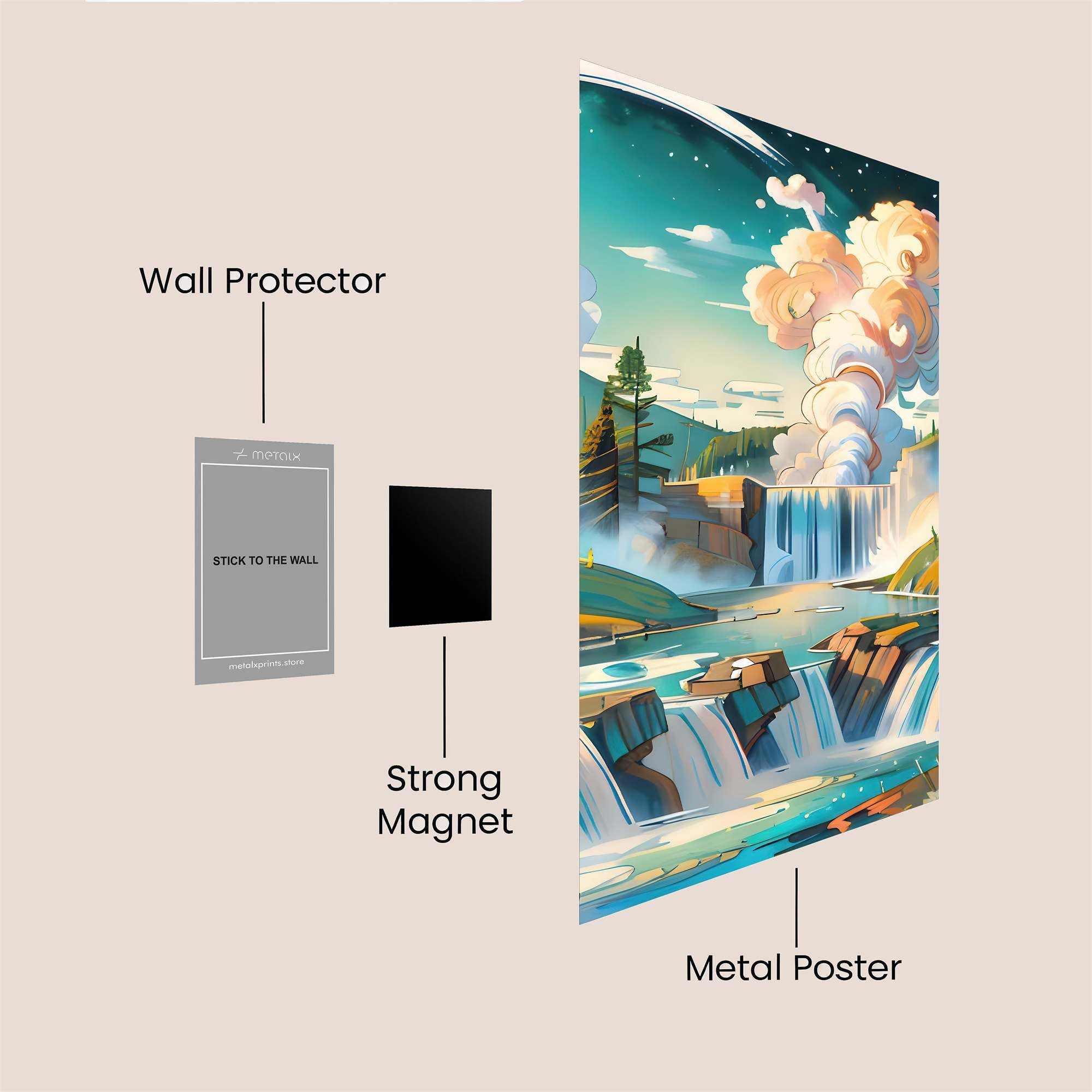 Eruption Serenity Safe Wall Magnetic / M