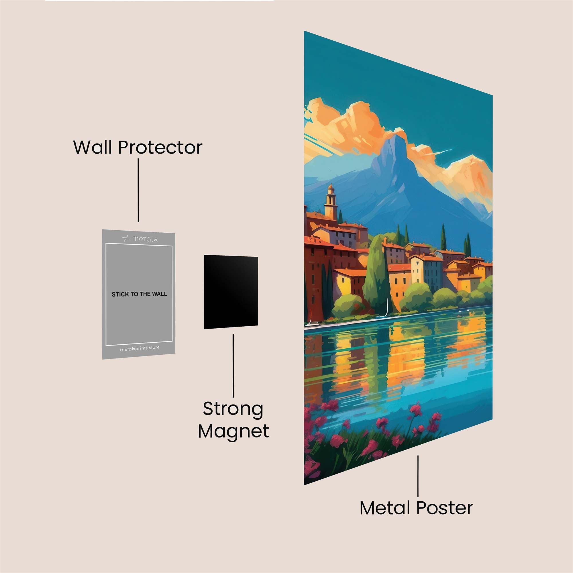 Varenna Vibrant Safe Wall Magnetic / M